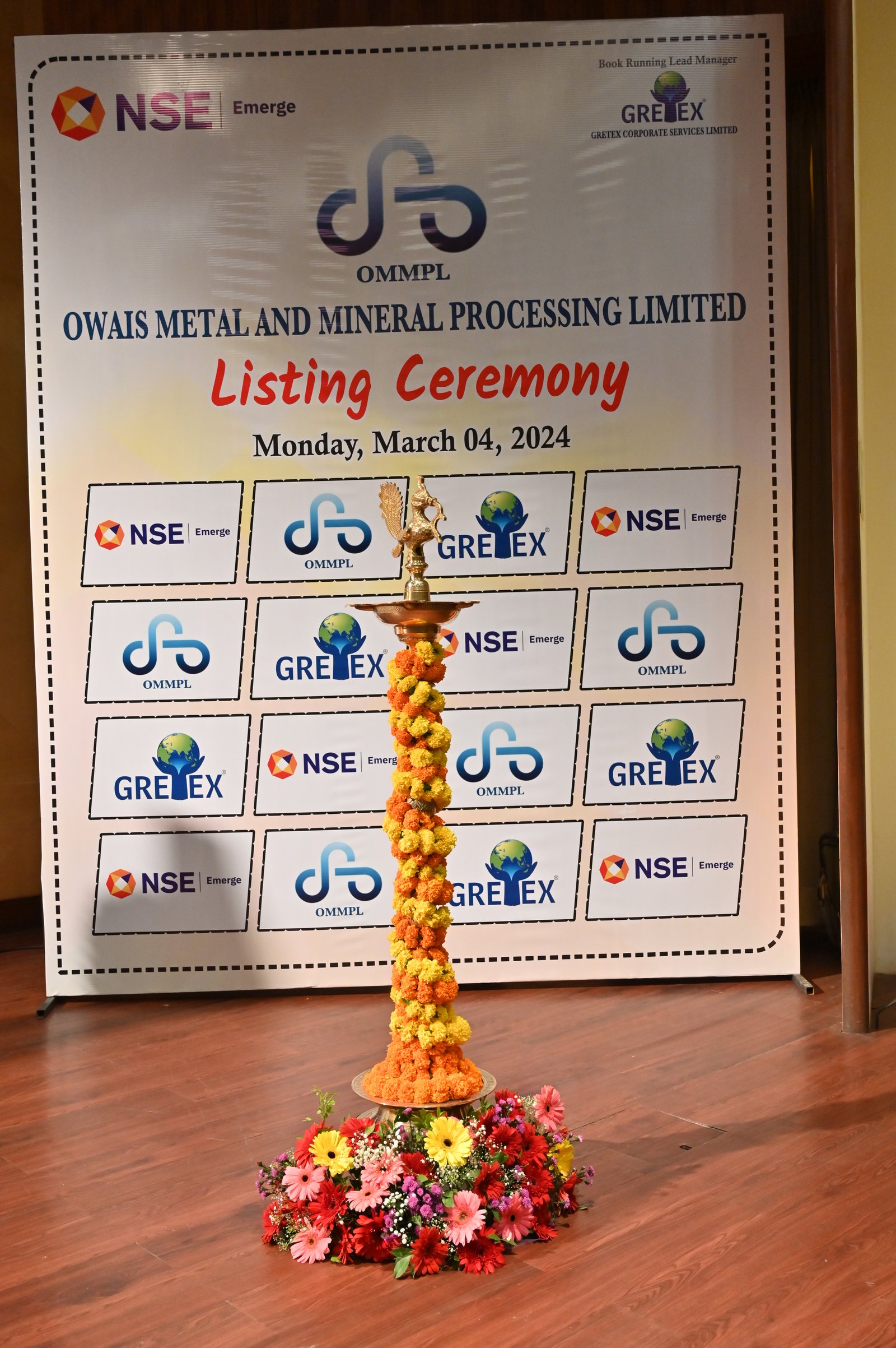 Owais Metal And Minerals Processing Listing Ceremony Photos