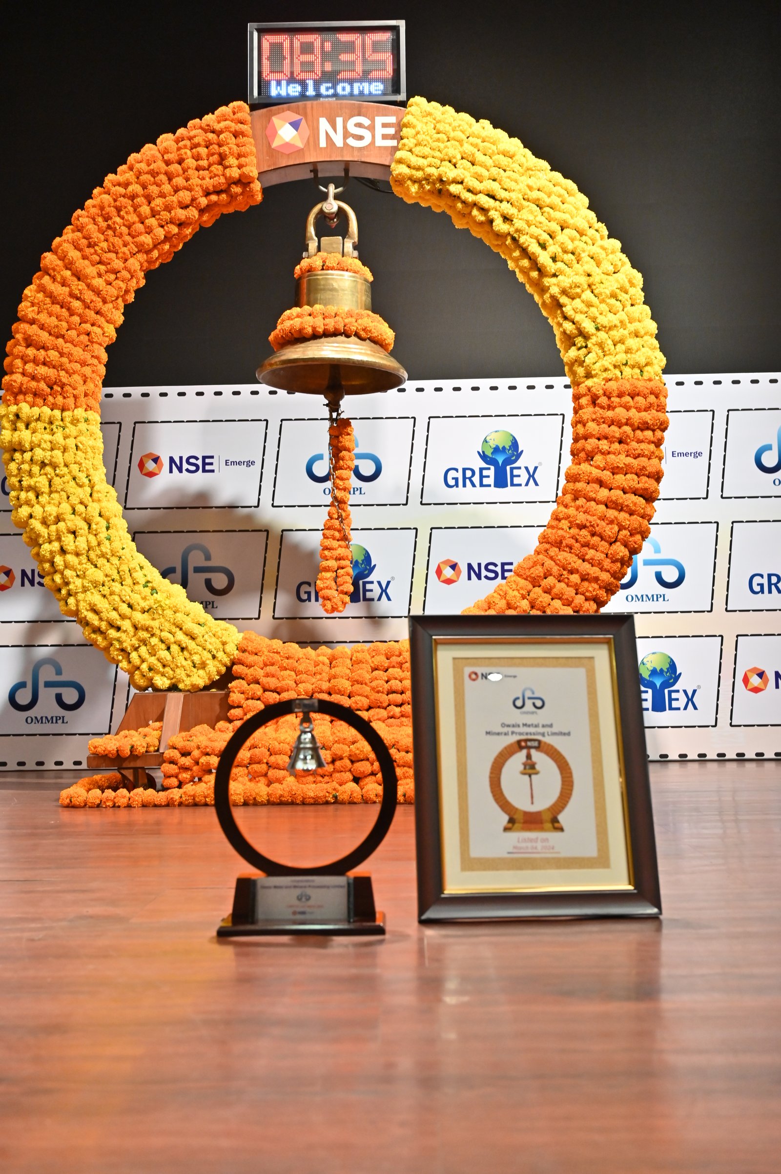 Owais Metal And Minerals Processing Listing Ceremony Photos