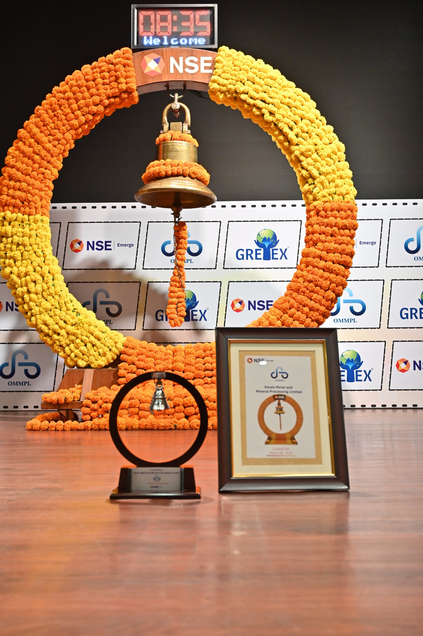 Owais Metal And Minerals Processing Listing Ceremony Photos