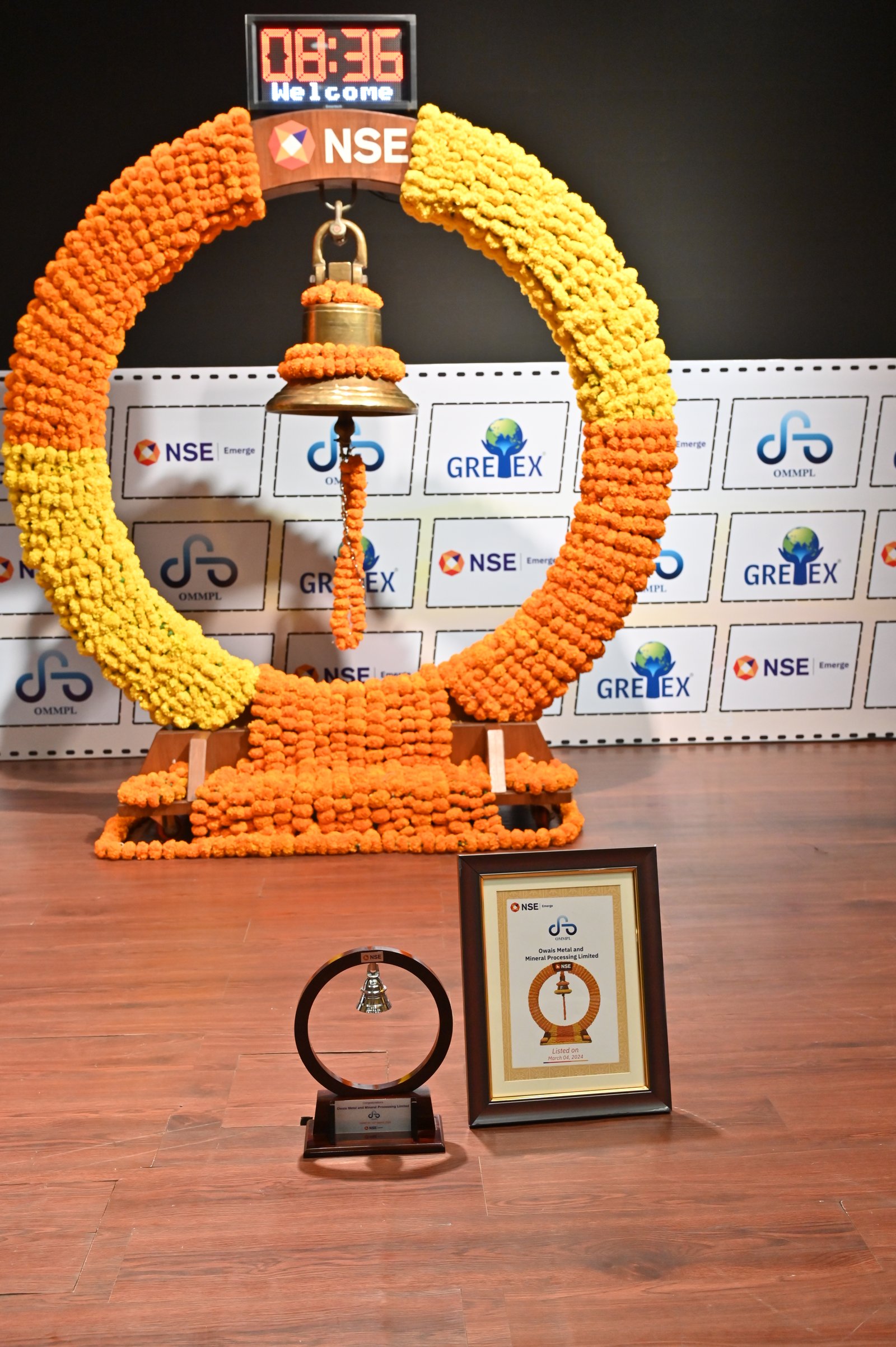 Owais Metal And Minerals Processing Listing Ceremony Photos