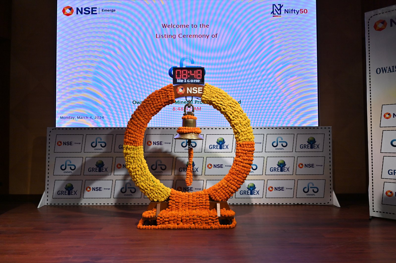 Owais Metal And Minerals Processing Listing Ceremony Photos