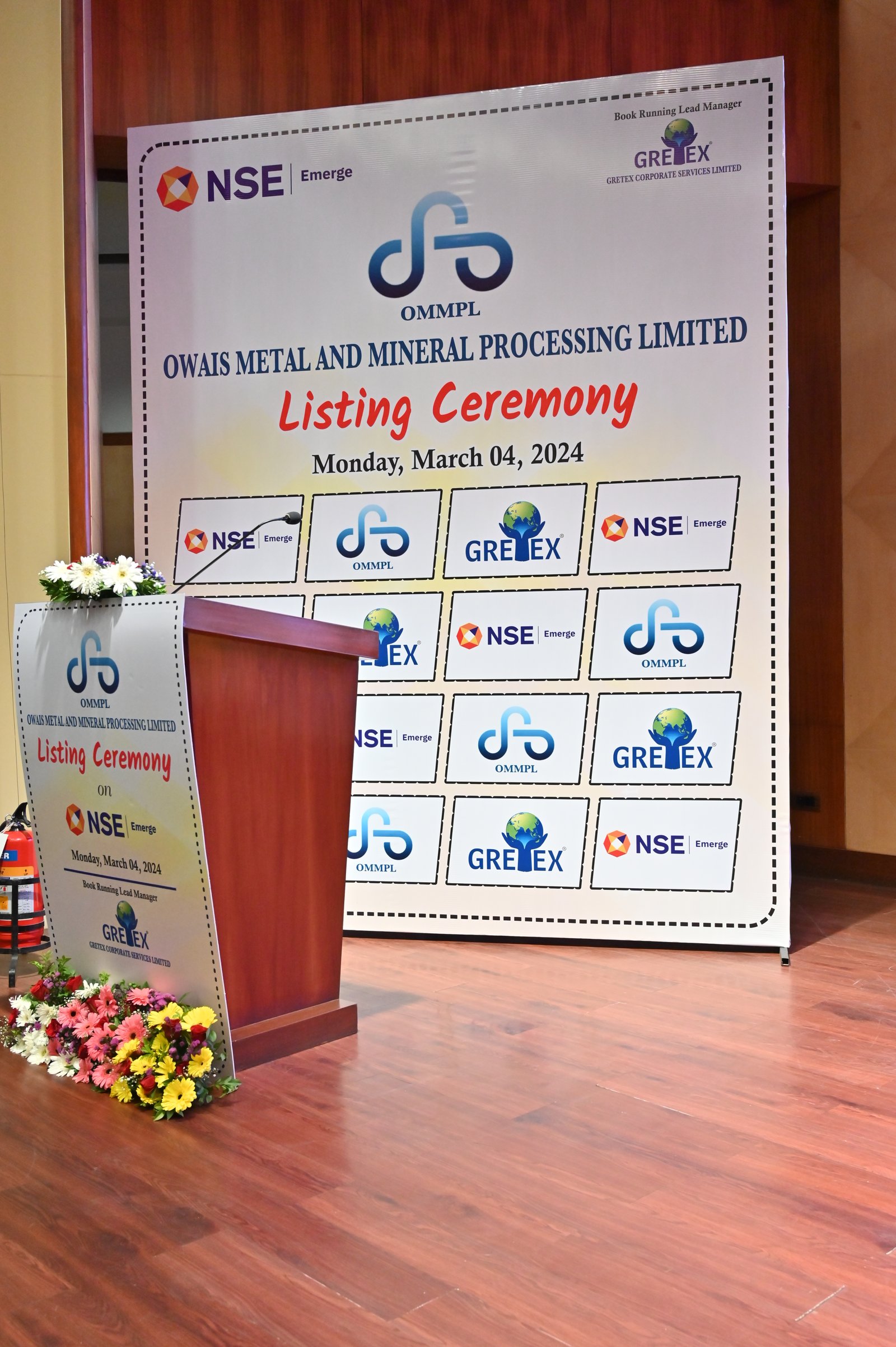Owais Metal And Minerals Processing Listing Ceremony Photos