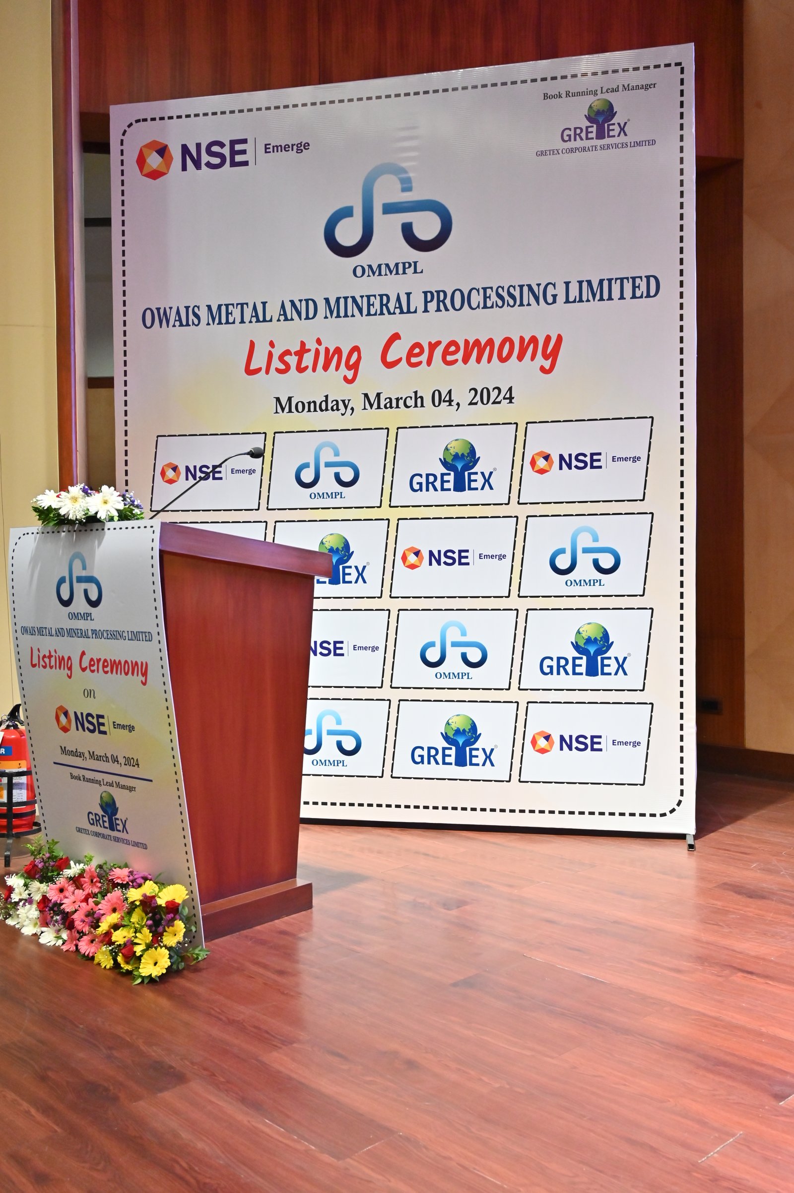 Owais Metal And Minerals Processing Listing Ceremony Photos