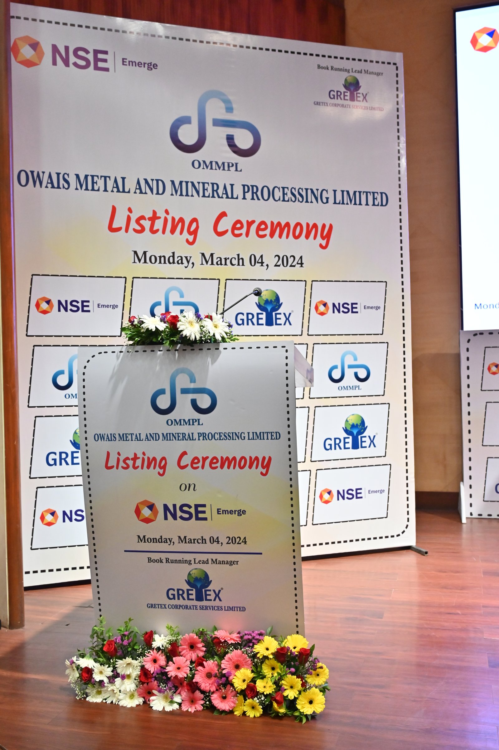 Owais Metal And Minerals Processing Listing Ceremony Photos