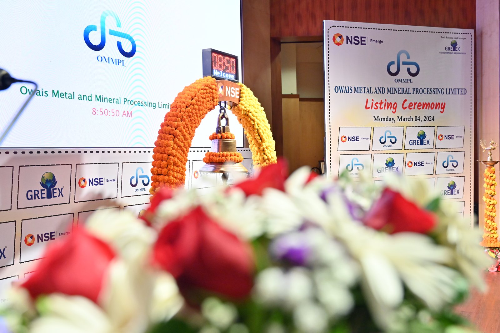 Owais Metal And Minerals Processing Listing Ceremony Photos