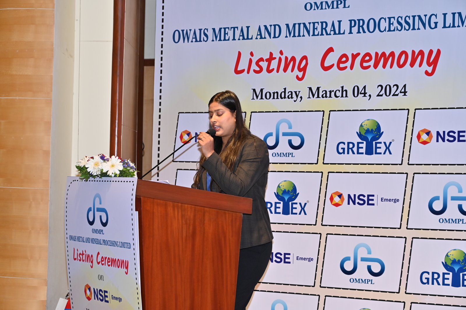 Owais Metal And Minerals Processing Listing Ceremony Photos