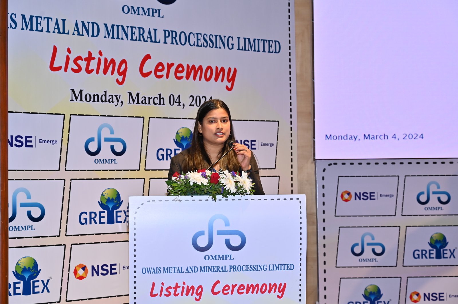 Owais Metal And Minerals Processing Listing Ceremony Photos