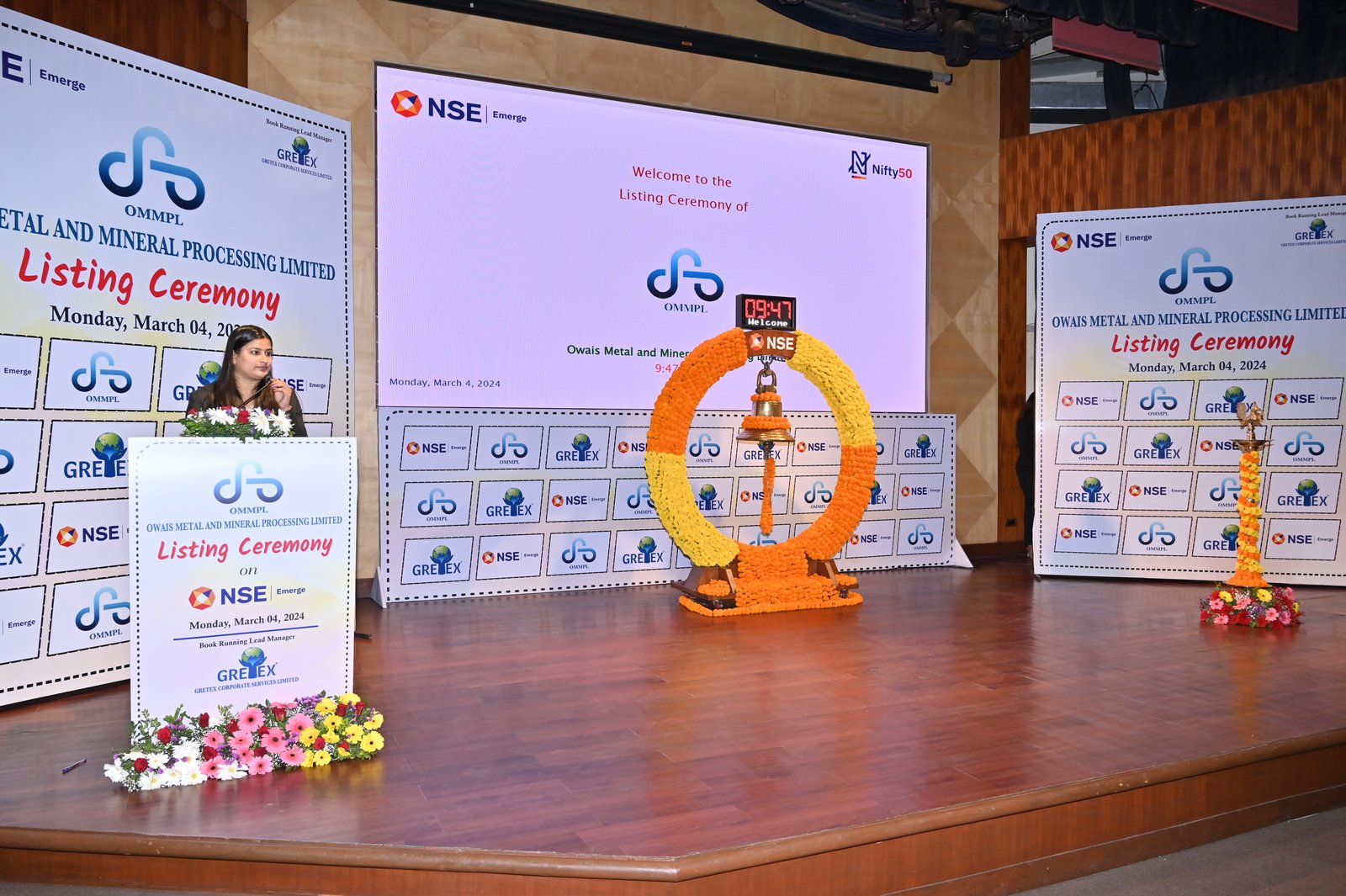 Owais Metal And Minerals Processing Listing Ceremony Photos