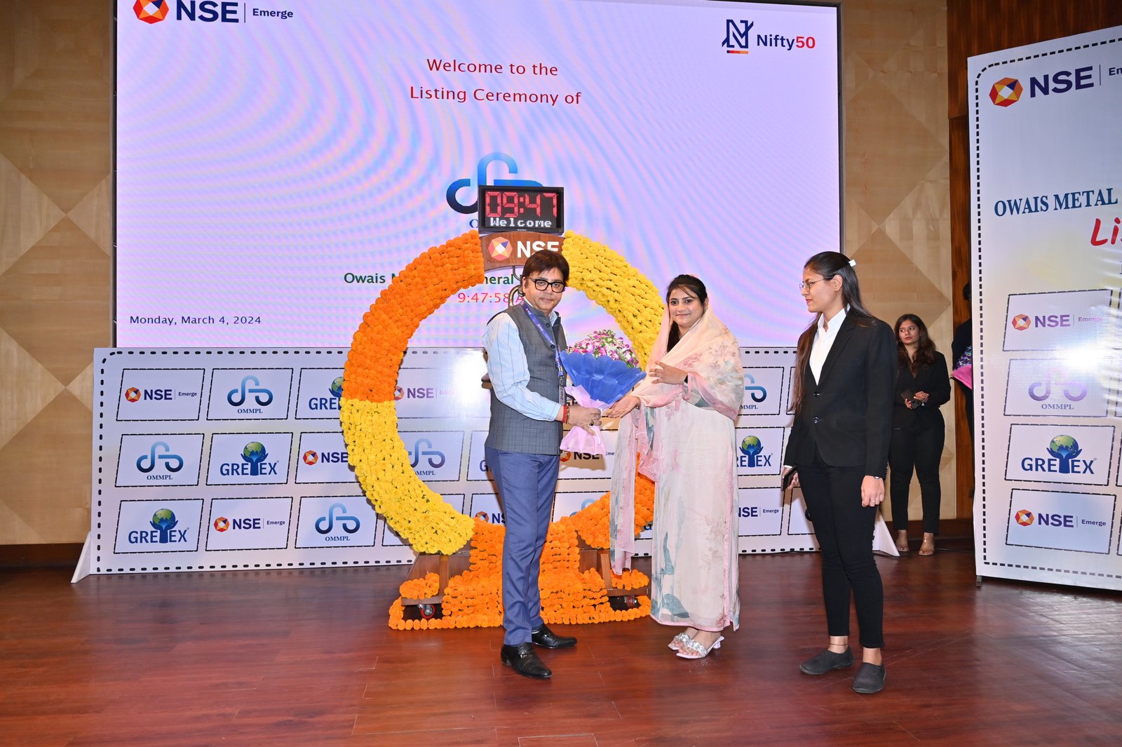 Owais Metal And Minerals Processing Listing Ceremony Photos