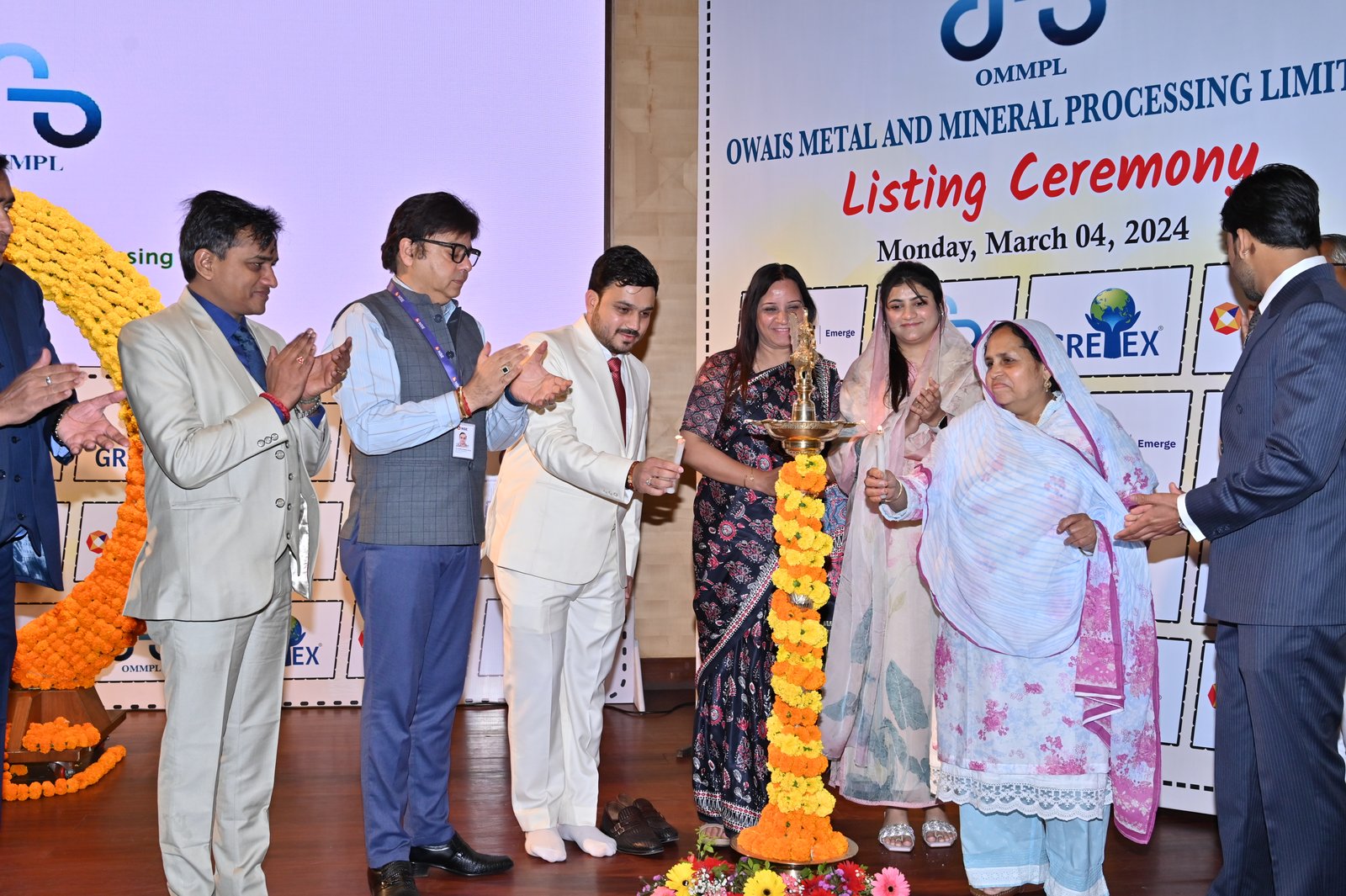 Owais Metal And Minerals Processing Listing Ceremony Photos
