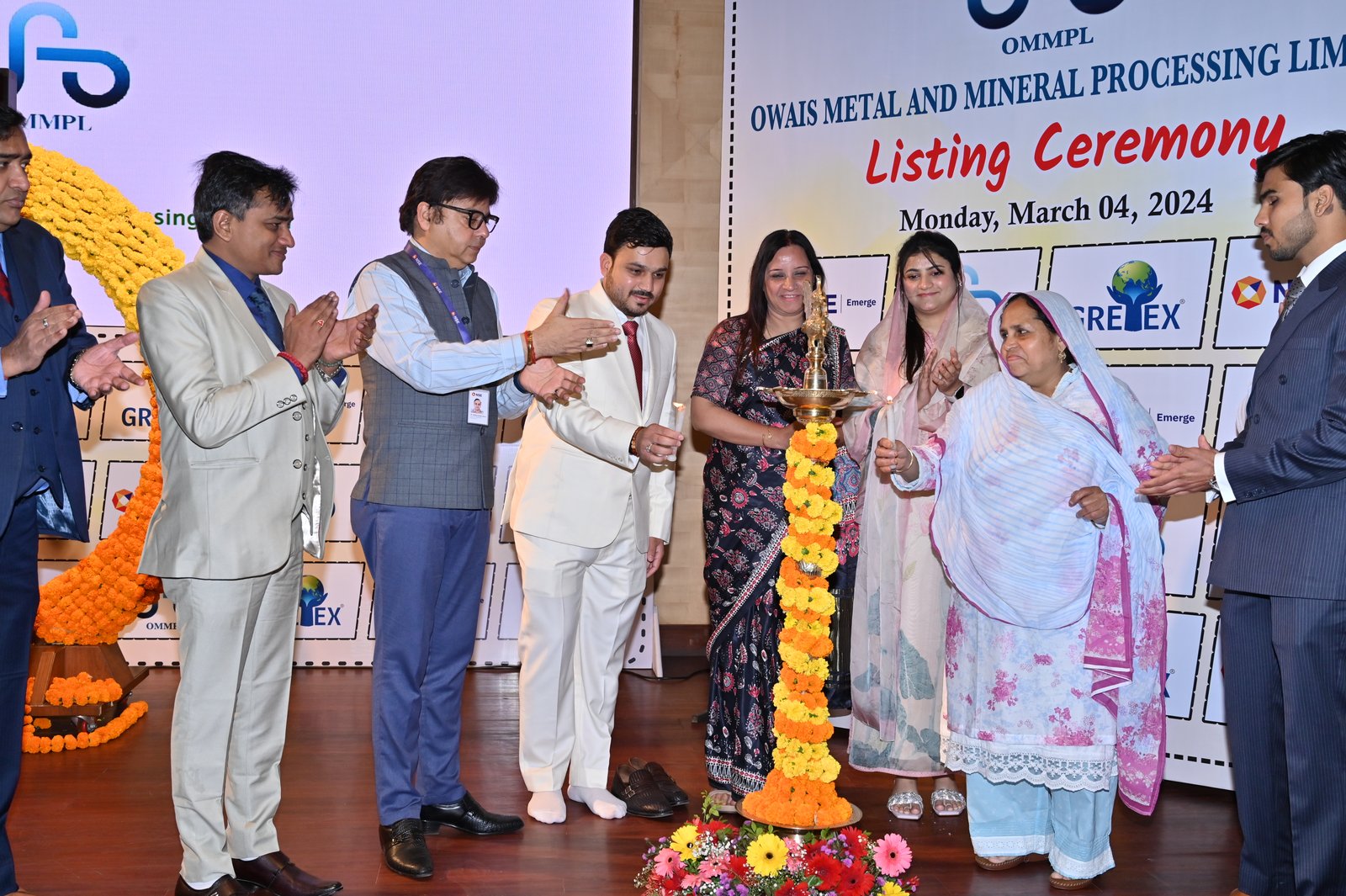 Owais Metal And Minerals Processing Listing Ceremony Photos