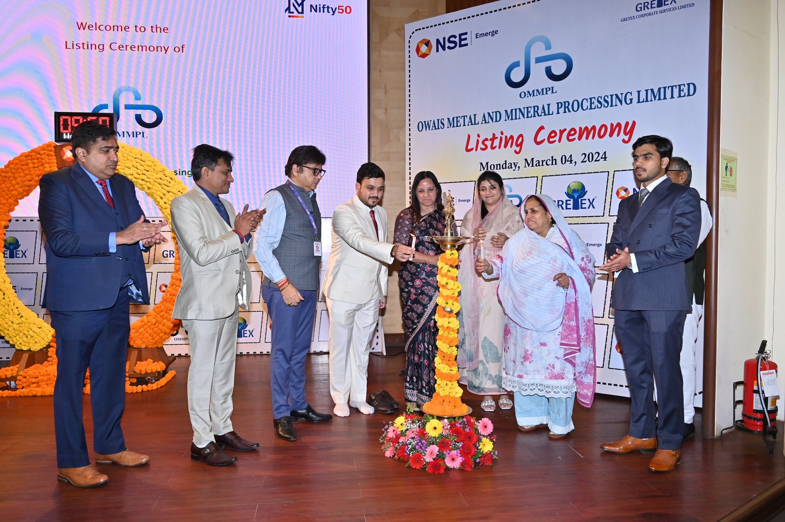 Owais Metal And Minerals Processing Listing Ceremony Photos