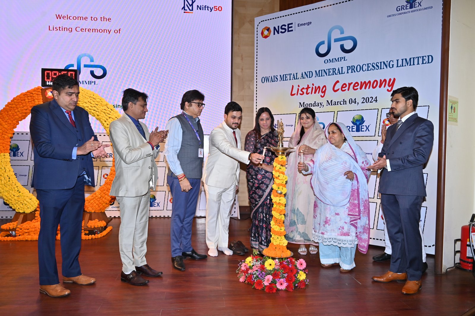 Owais Metal And Minerals Processing Listing Ceremony Photos