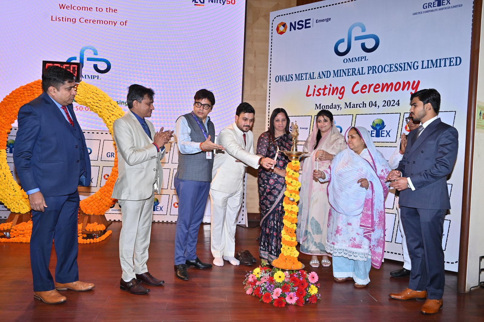 Owais Metal And Minerals Processing Listing Ceremony Photos