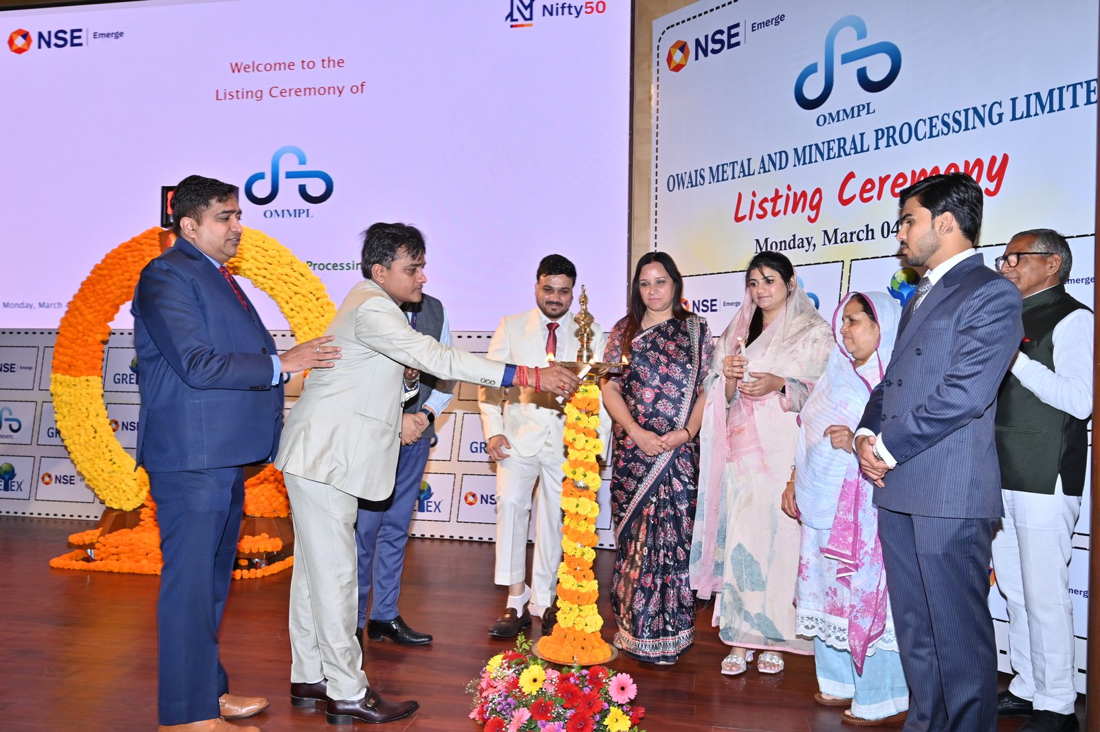 Owais Metal And Minerals Processing Listing Ceremony Photos