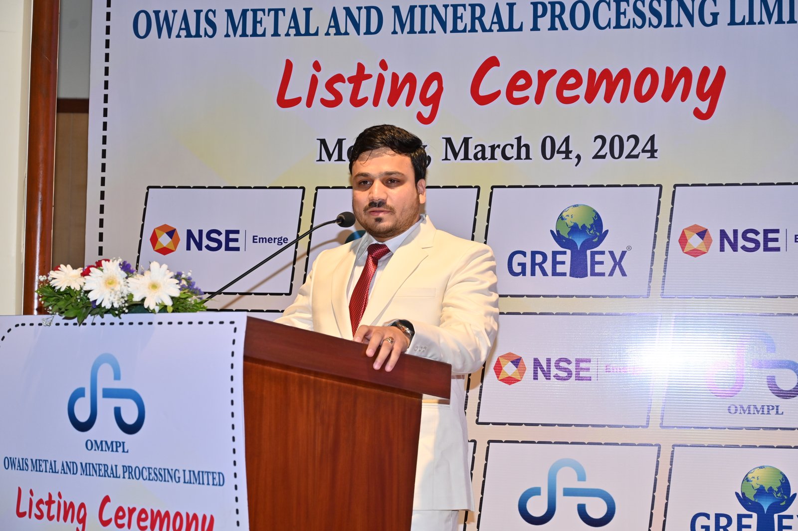 Owais Metal And Minerals Processing Listing Ceremony Photos
