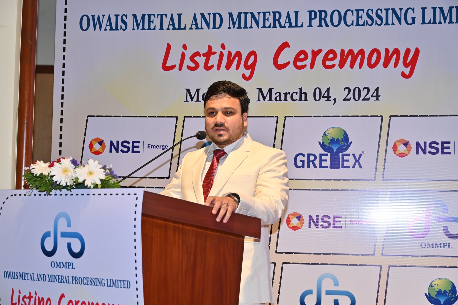Owais Metal And Minerals Processing Listing Ceremony Photos
