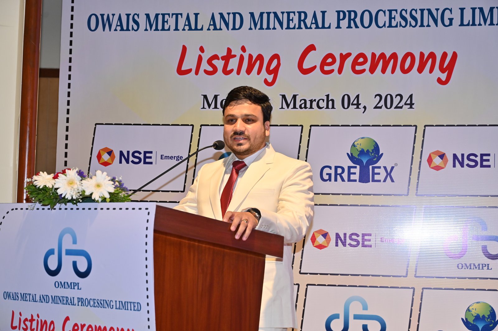 Owais Metal And Minerals Processing Listing Ceremony Photos