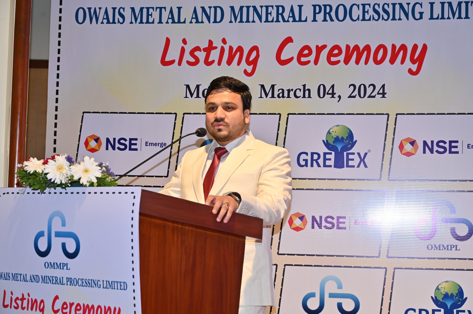 Owais Metal And Minerals Processing Listing Ceremony Photos