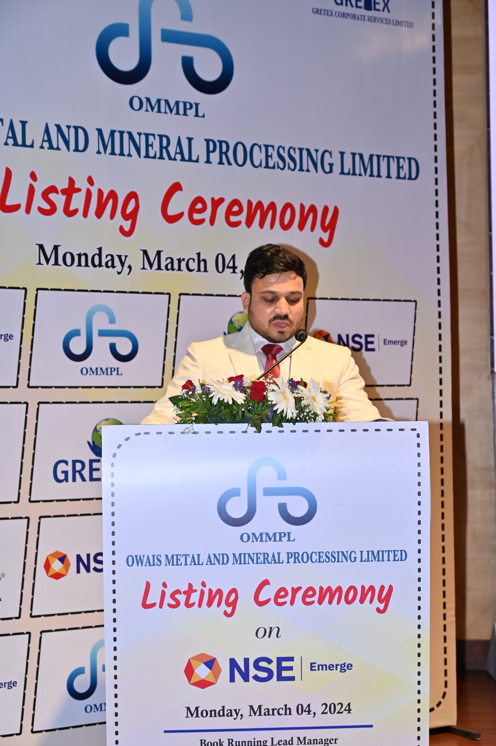 Owais Metal And Minerals Processing Listing Ceremony Photos