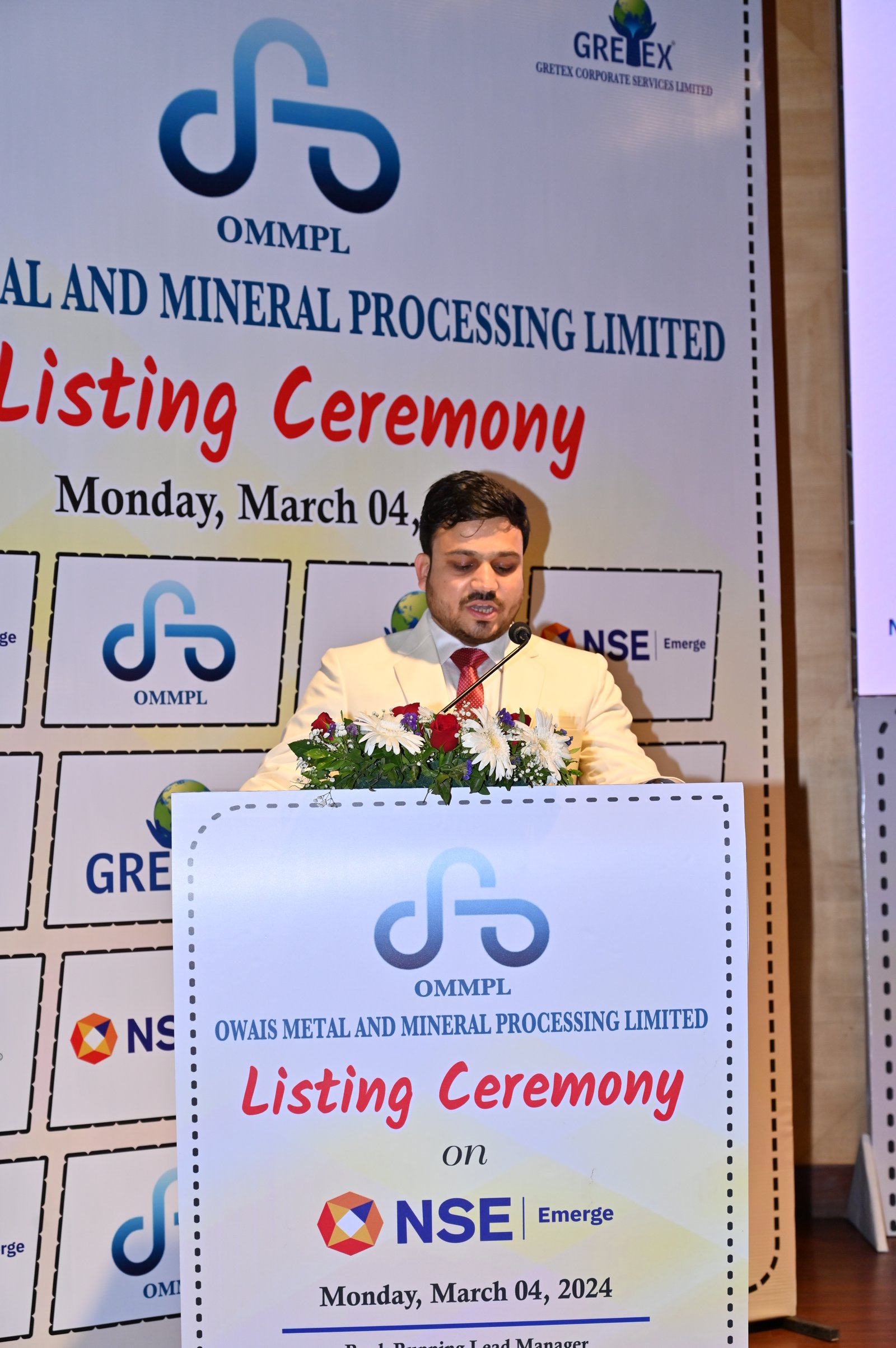 Owais Metal And Minerals Processing Listing Ceremony Photos