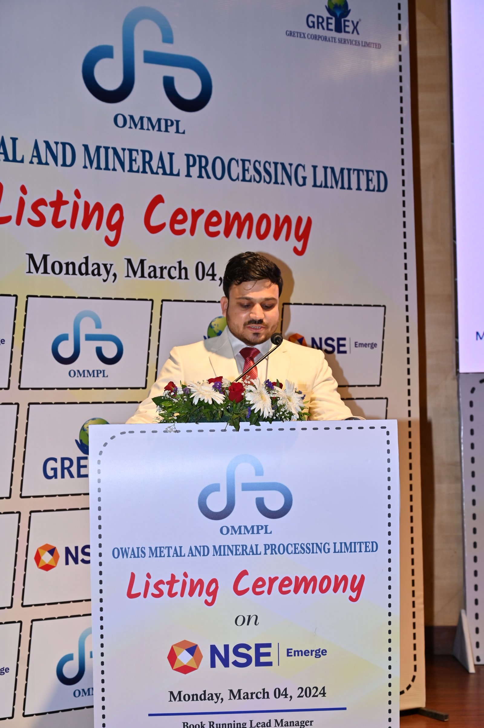 Owais Metal And Minerals Processing Listing Ceremony Photos