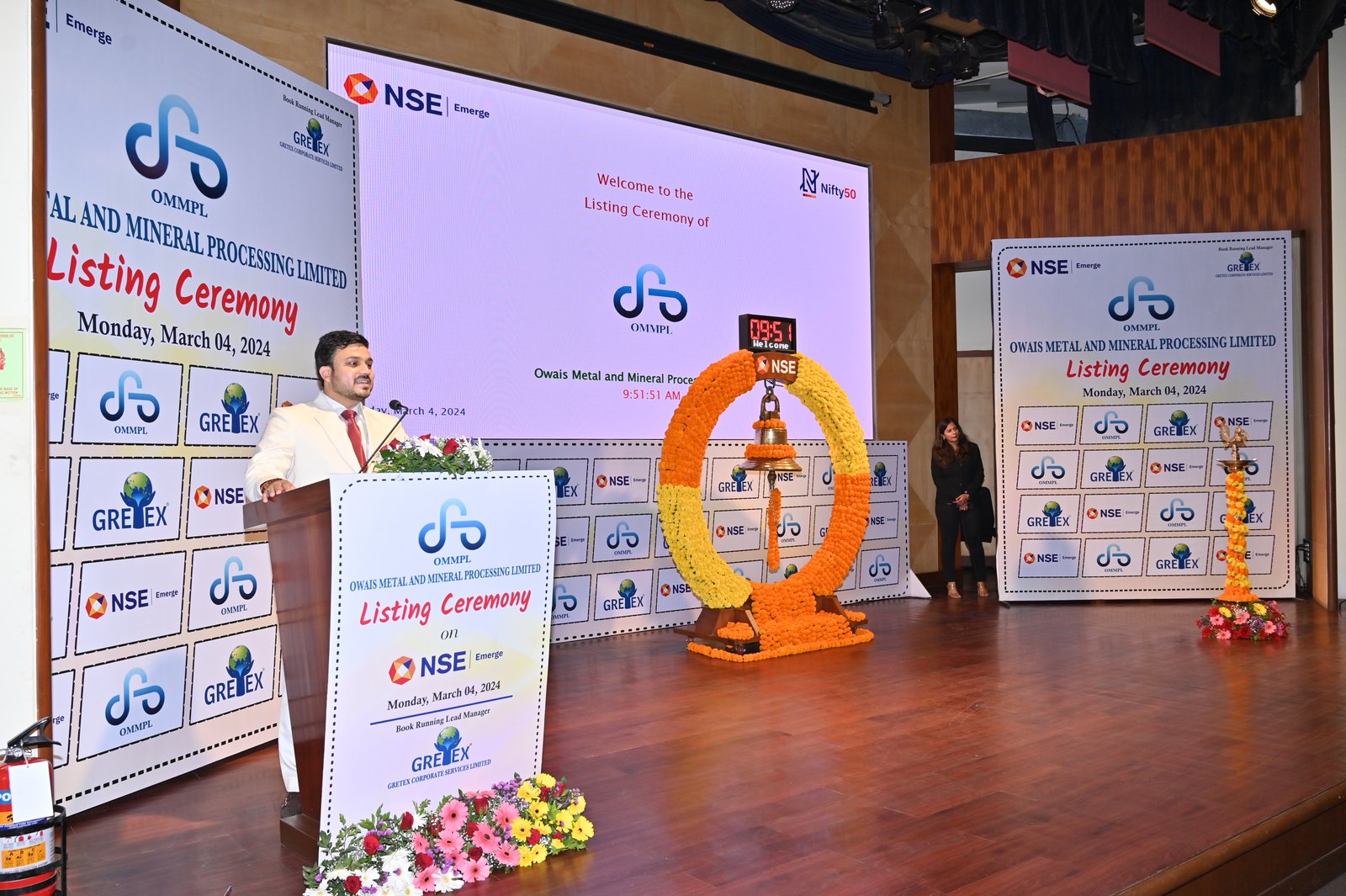 Owais Metal And Minerals Processing Listing Ceremony Photos