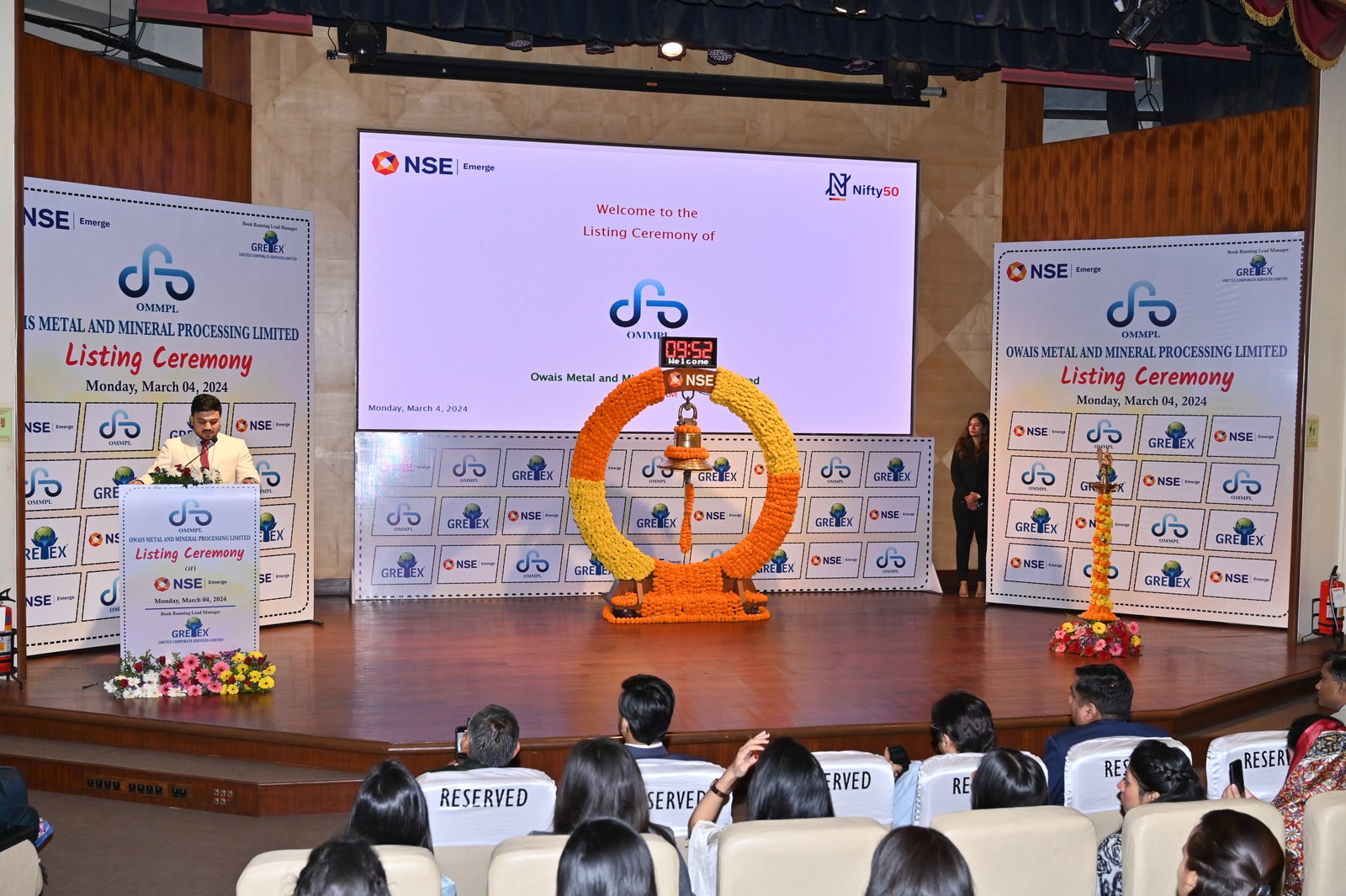 Owais Metal And Minerals Processing Listing Ceremony Photos