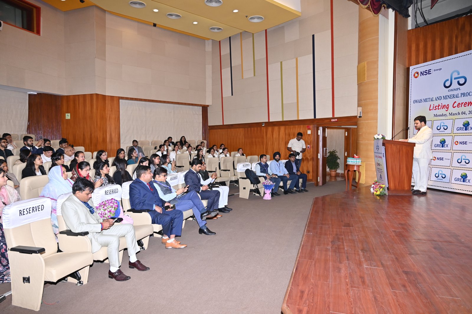 Owais Metal And Minerals Processing Listing Ceremony Photos