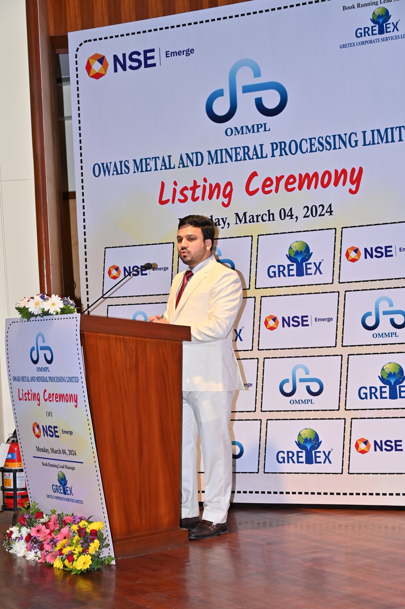 Owais Metal And Minerals Processing Listing Ceremony Photos