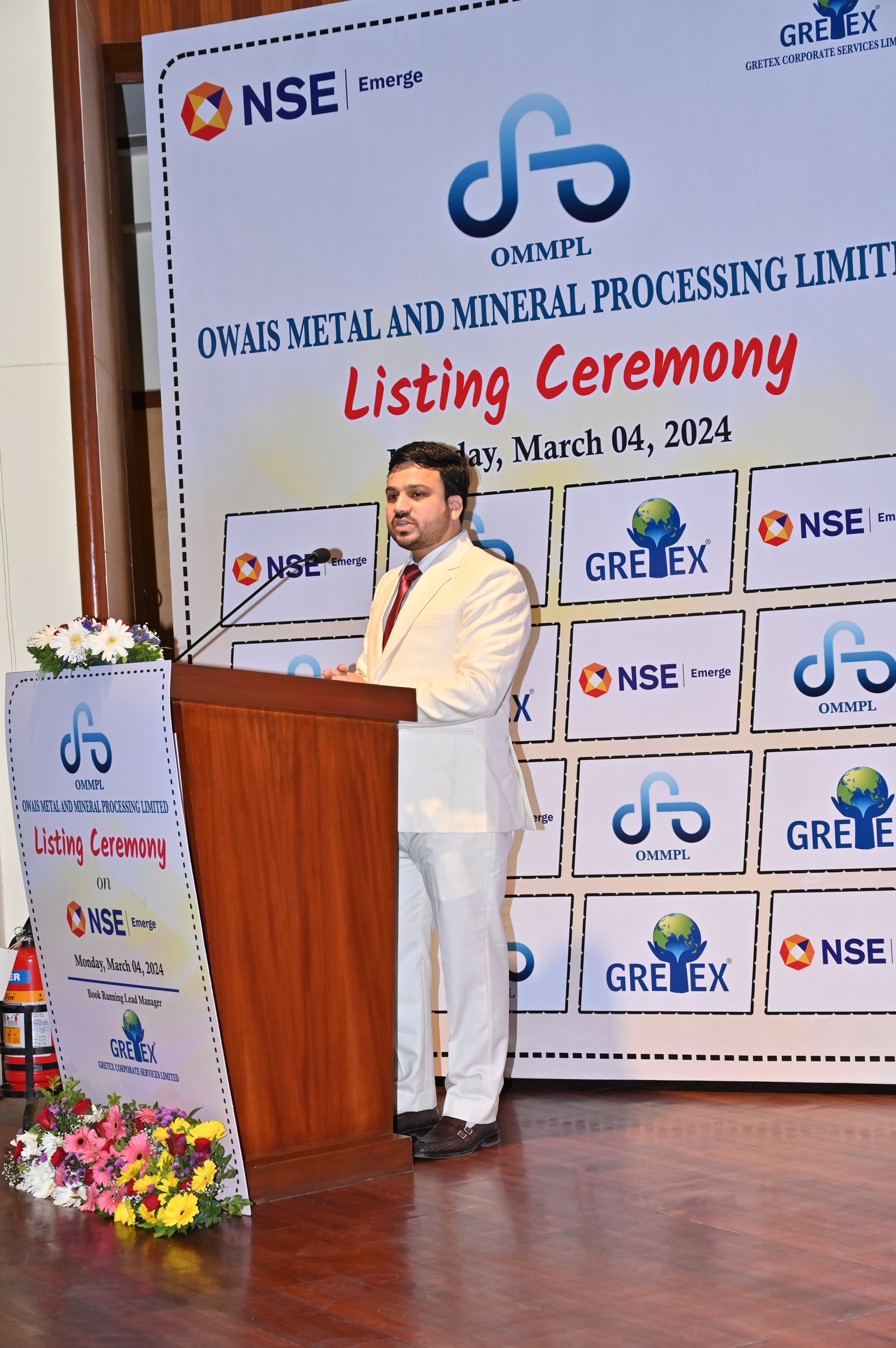 Owais Metal And Minerals Processing Listing Ceremony Photos