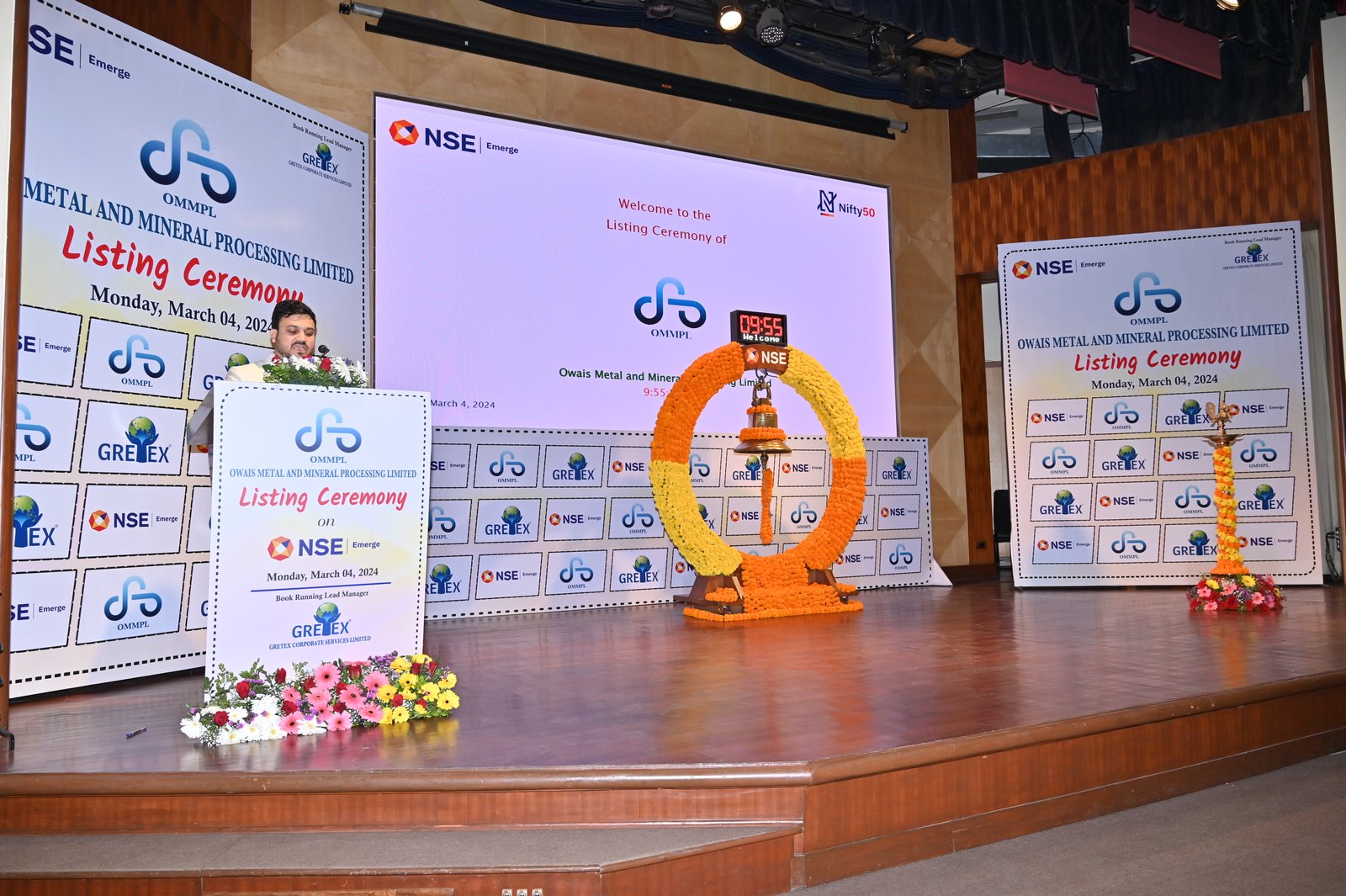 Owais Metal And Minerals Processing Listing Ceremony Photos