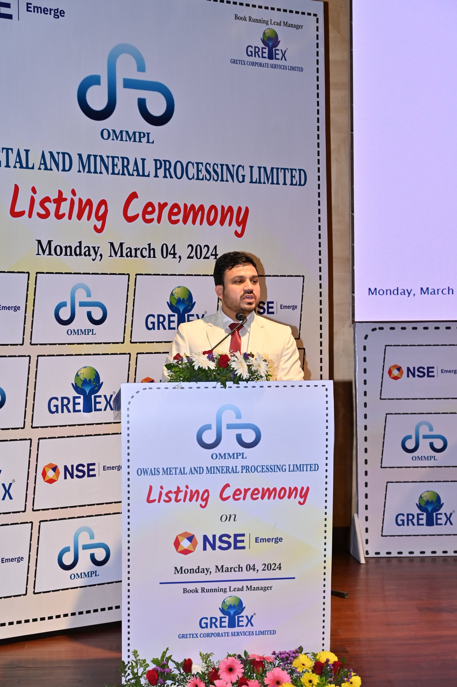 Owais Metal And Minerals Processing Listing Ceremony Photos