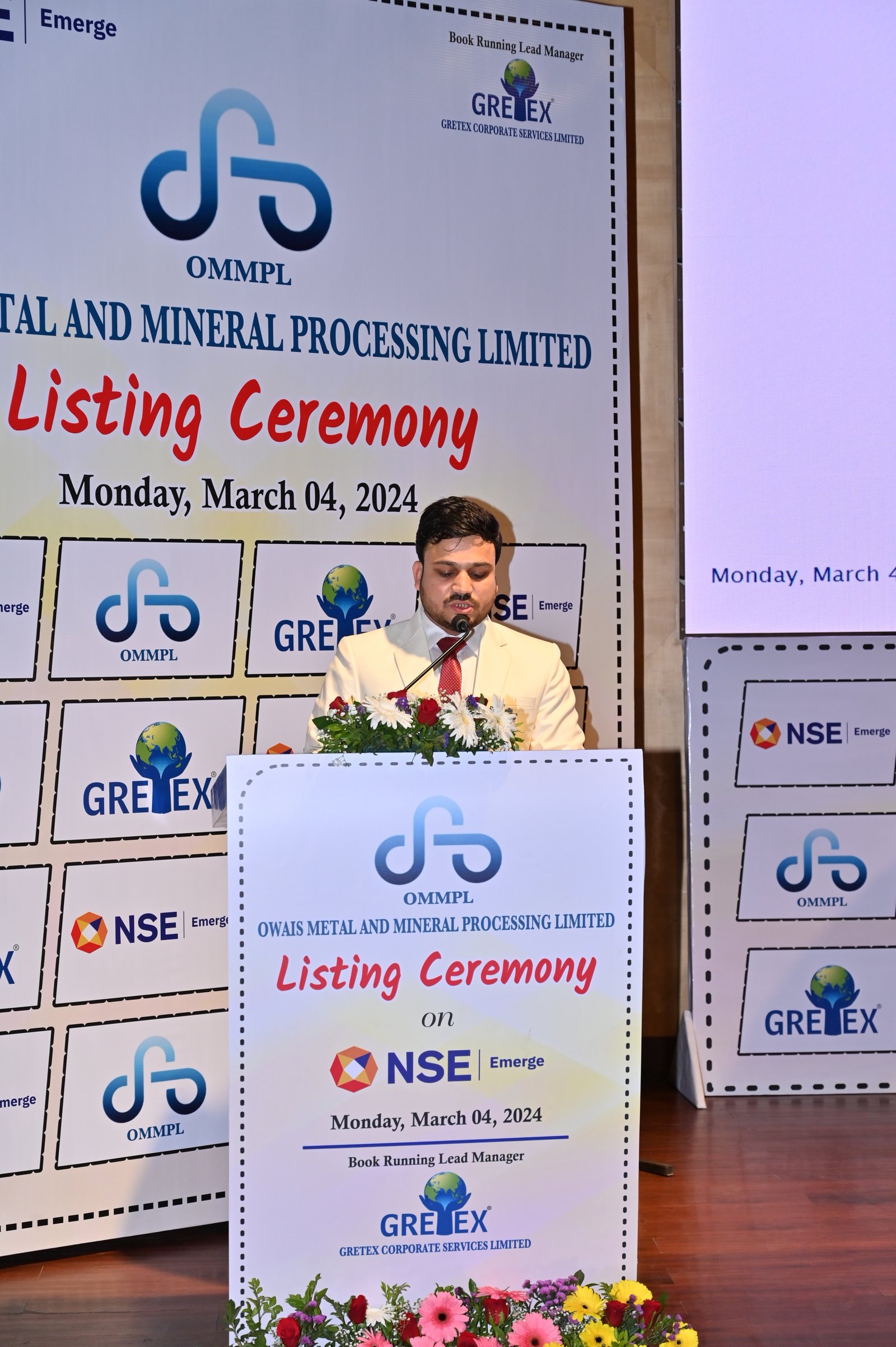 Owais Metal And Minerals Processing Listing Ceremony Photos