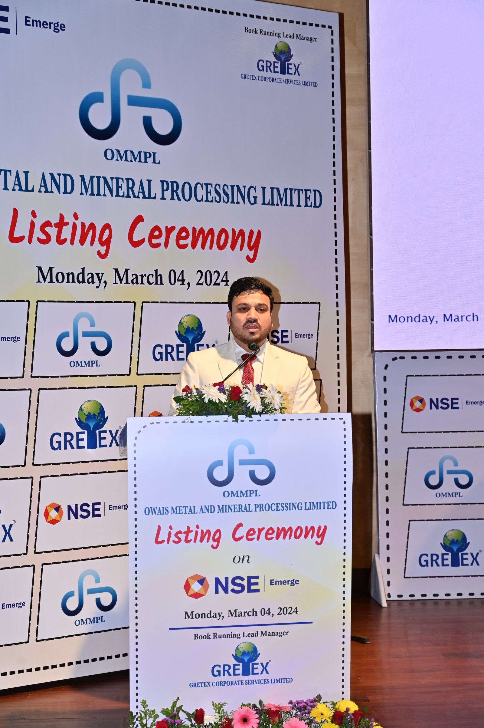 Owais Metal And Minerals Processing Listing Ceremony Photos