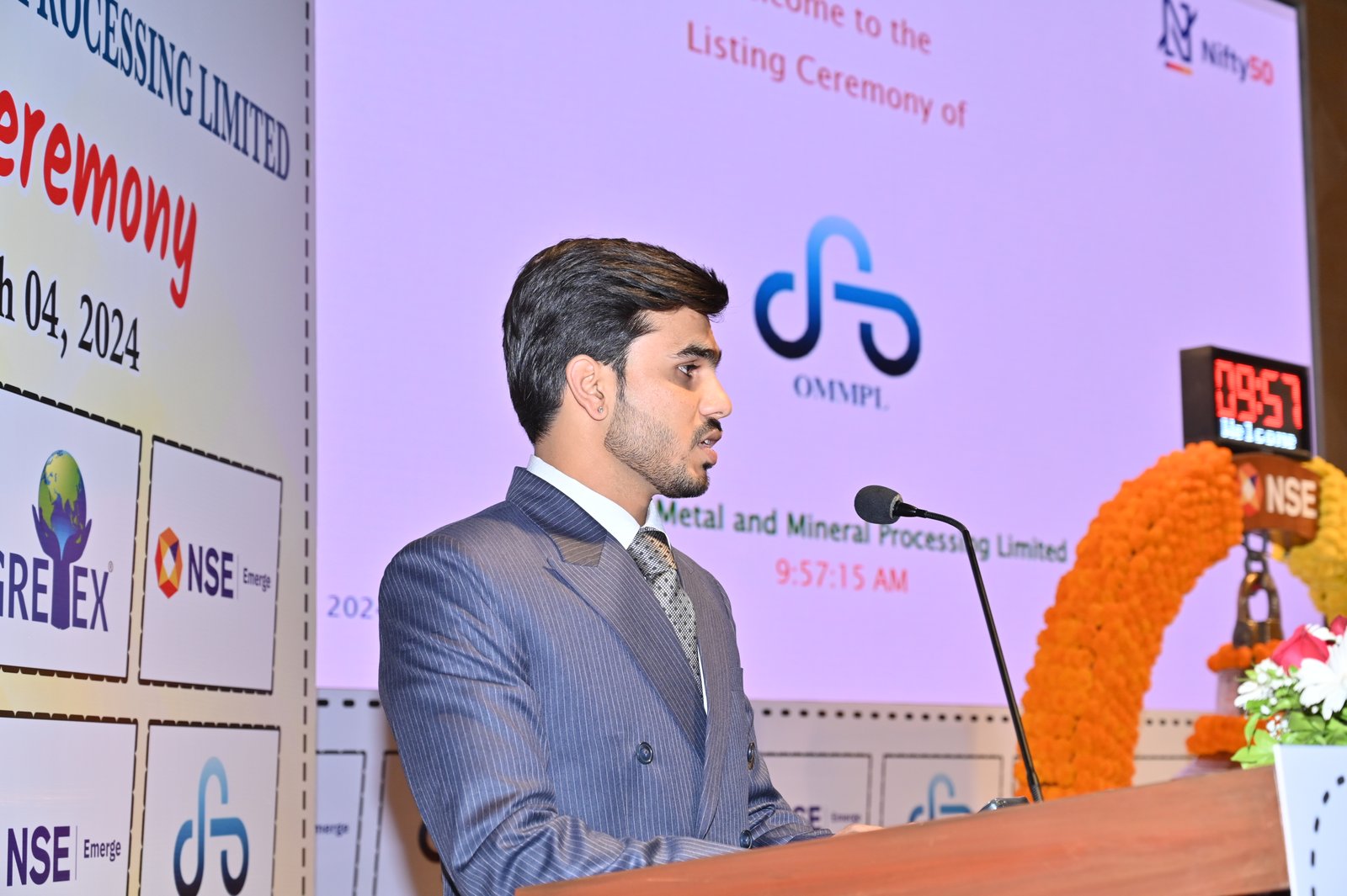 Owais Metal And Minerals Processing Listing Ceremony Photos
