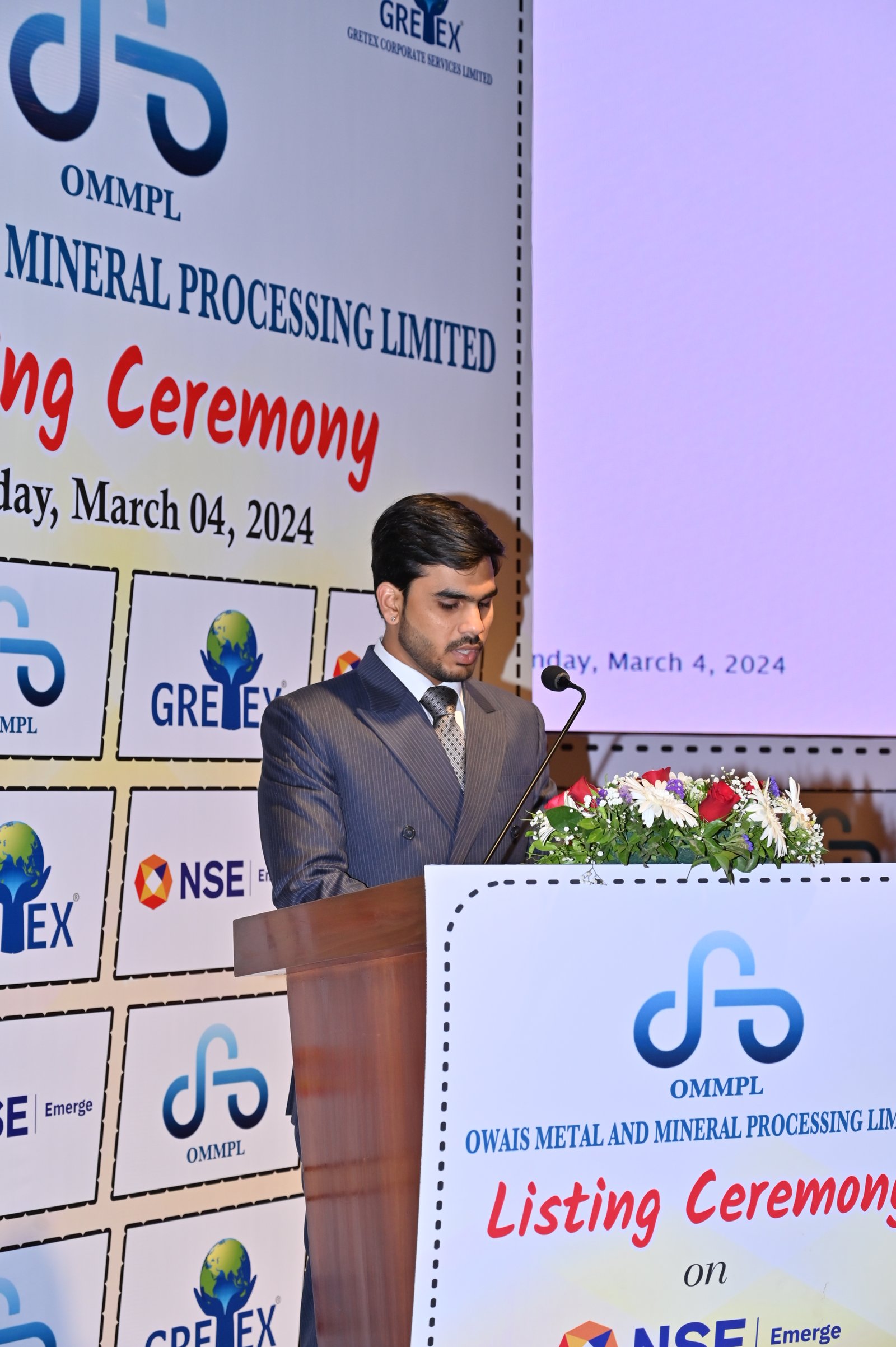 Owais Metal And Minerals Processing Listing Ceremony Photos