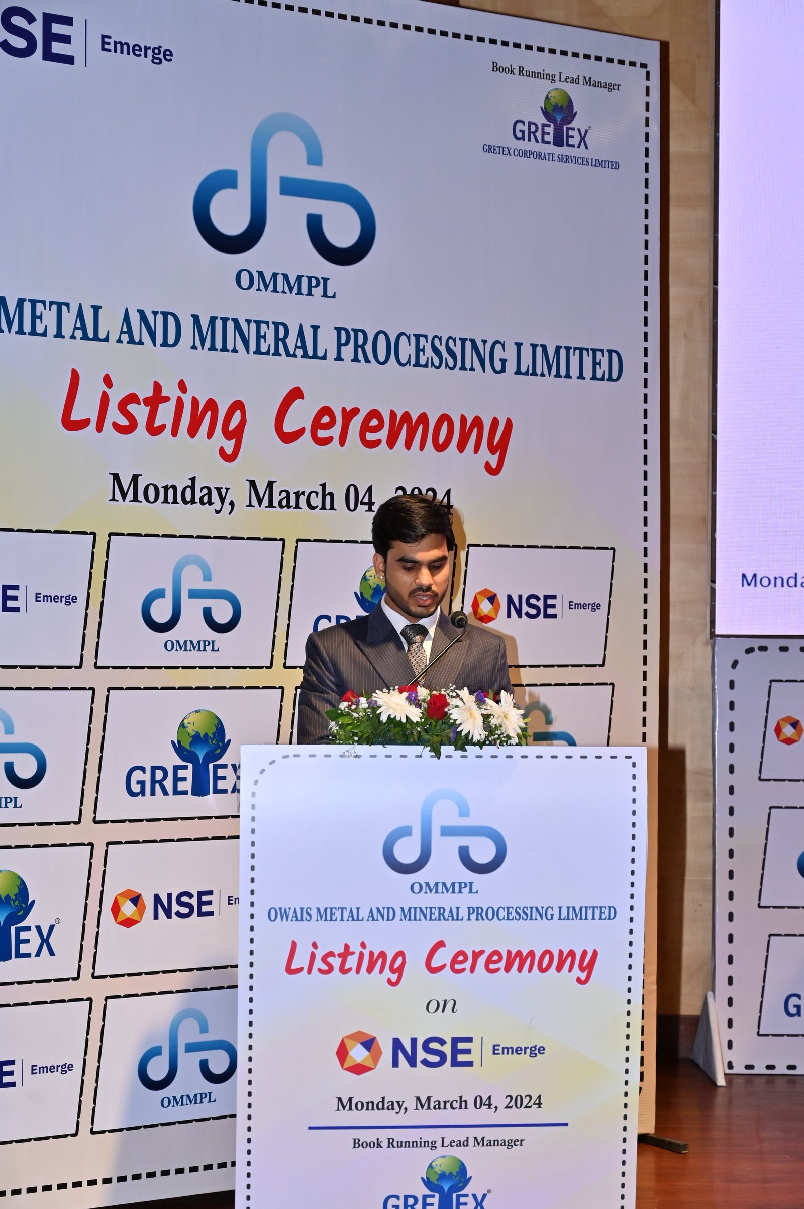 Owais Metal And Minerals Processing Listing Ceremony Photos