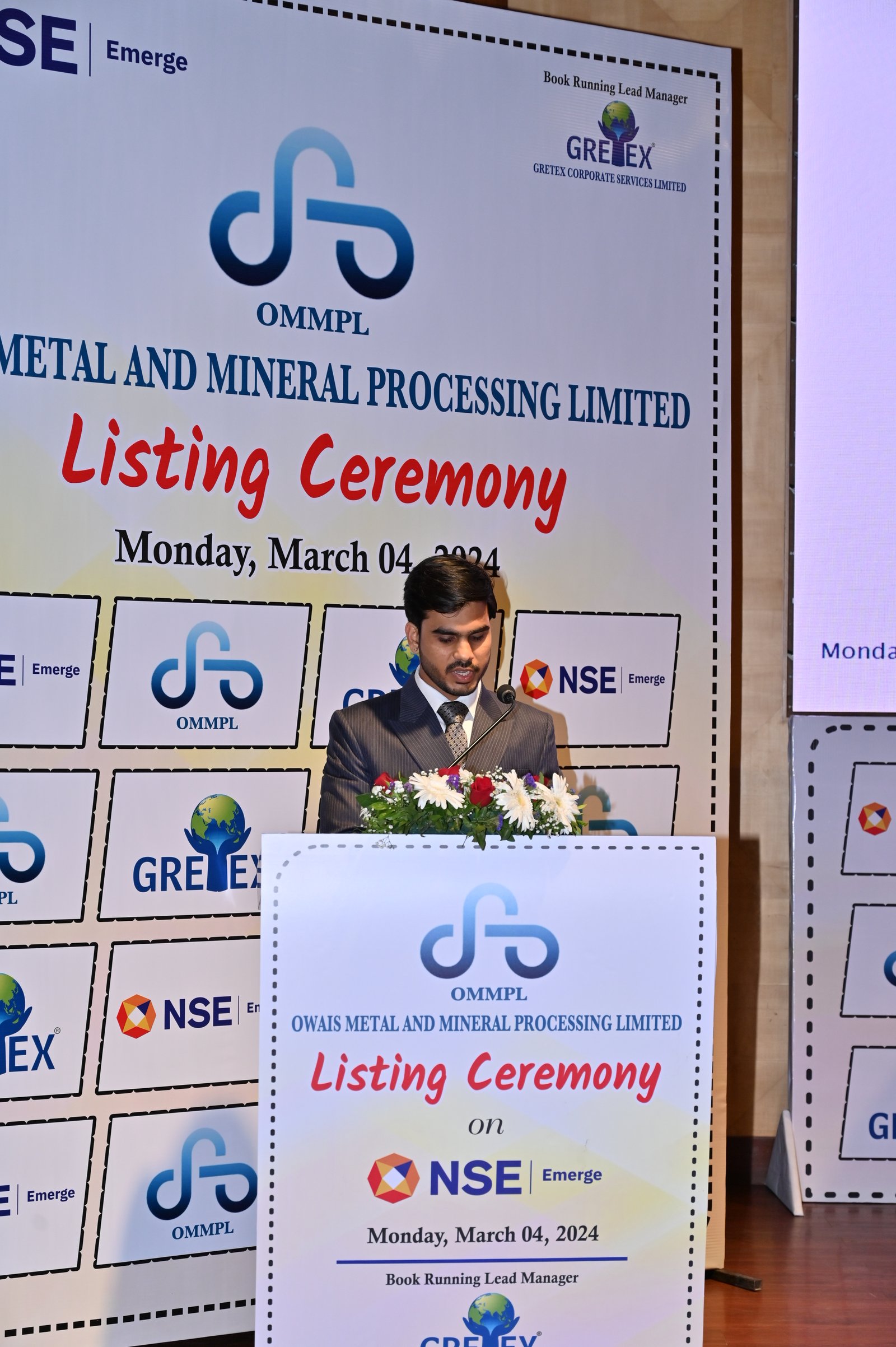 Owais Metal And Minerals Processing Listing Ceremony Photos