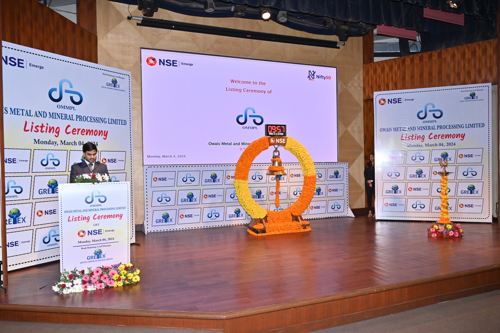 Owais Metal And Minerals Processing Listing Ceremony Photos