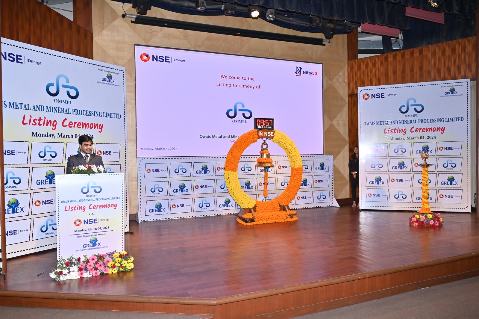 Owais Metal And Minerals Processing Listing Ceremony Photos