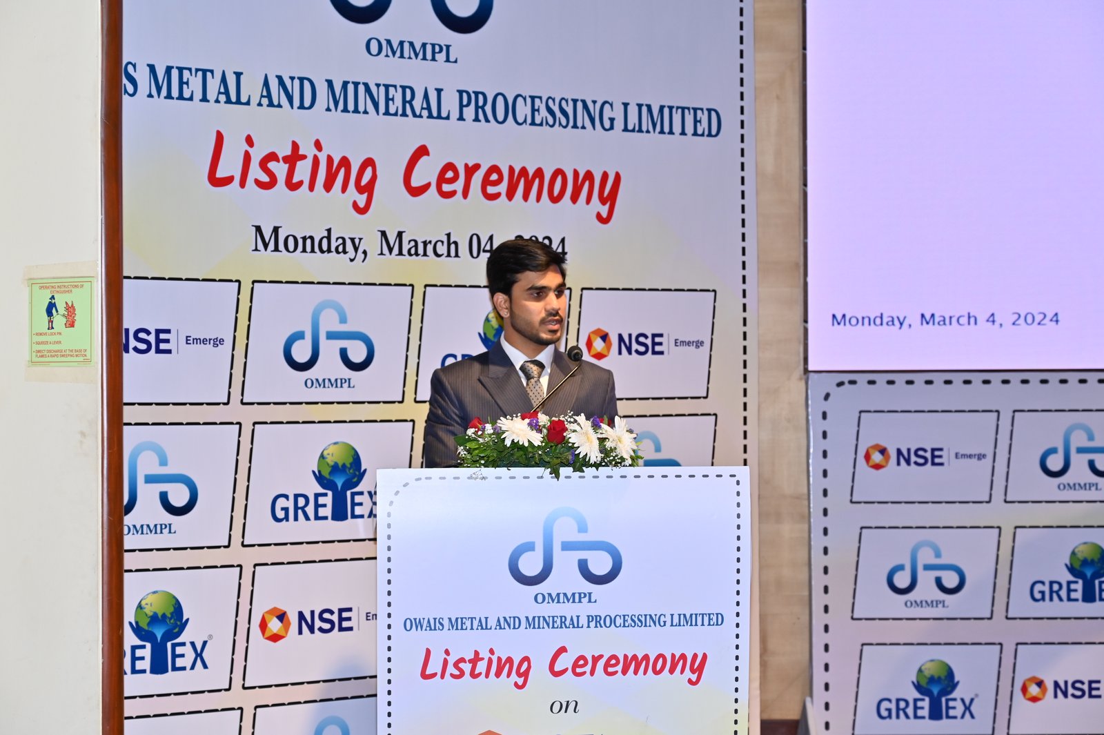 Owais Metal And Minerals Processing Listing Ceremony Photos