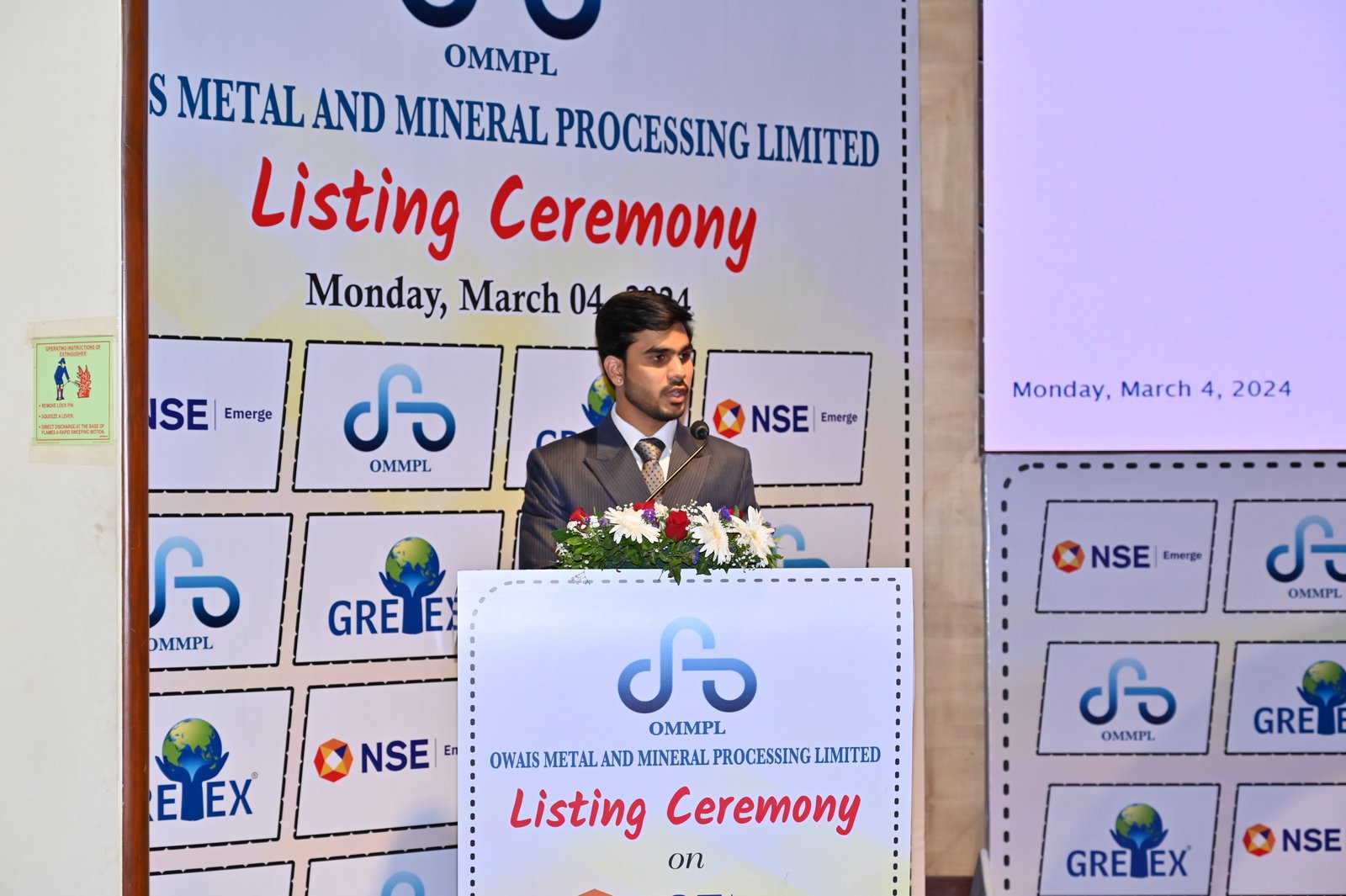 Owais Metal And Minerals Processing Listing Ceremony Photos