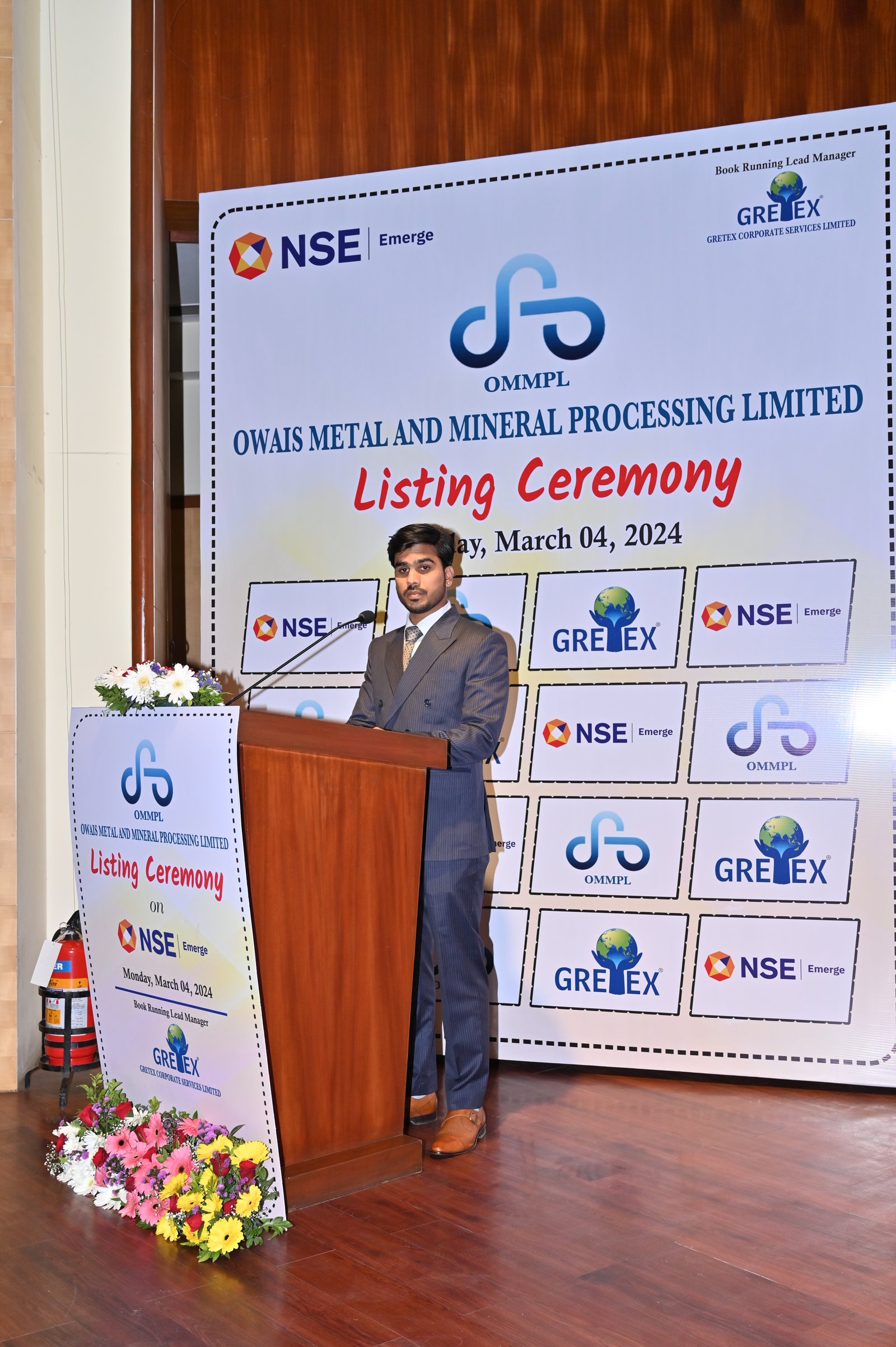 Owais Metal And Minerals Processing Listing Ceremony Photos