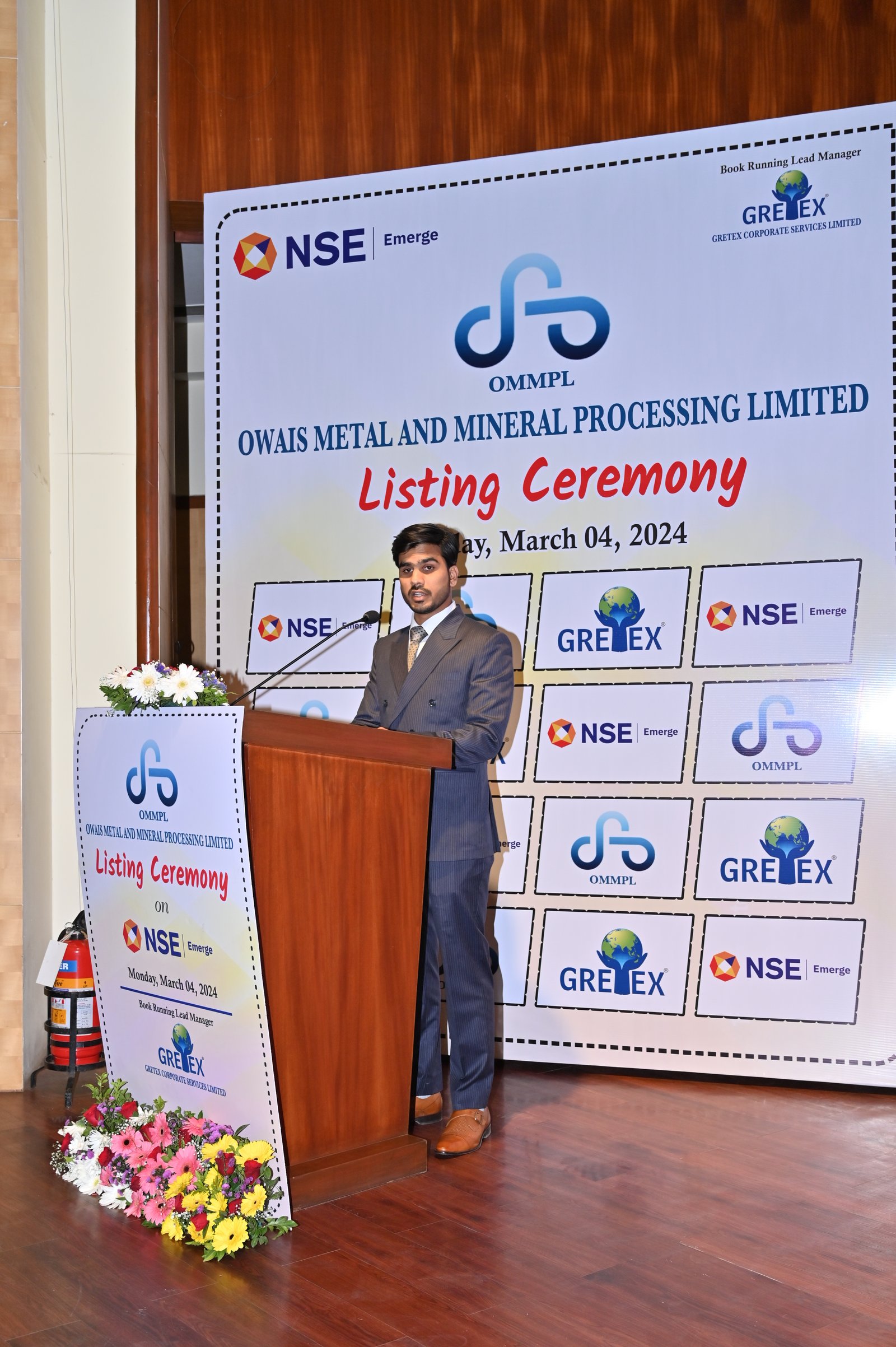 Owais Metal And Minerals Processing Listing Ceremony Photos