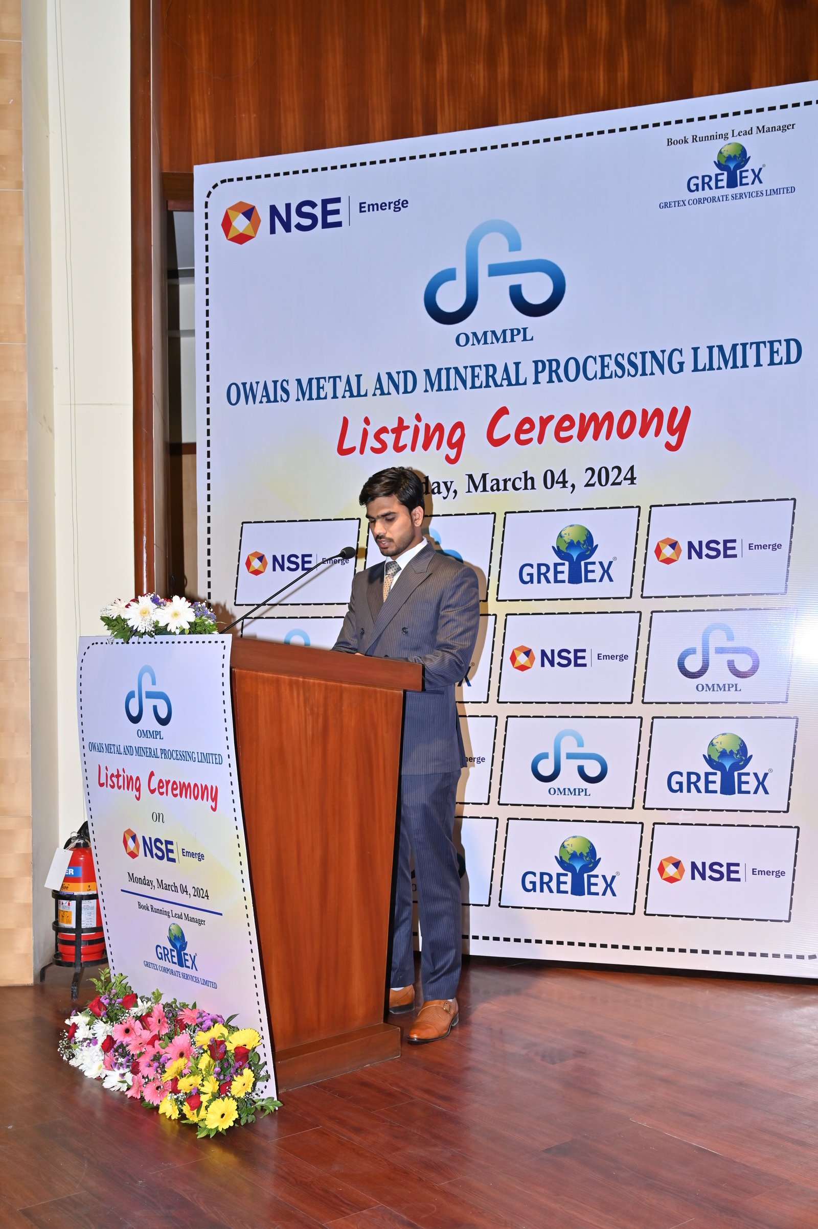Owais Metal And Minerals Processing Listing Ceremony Photos