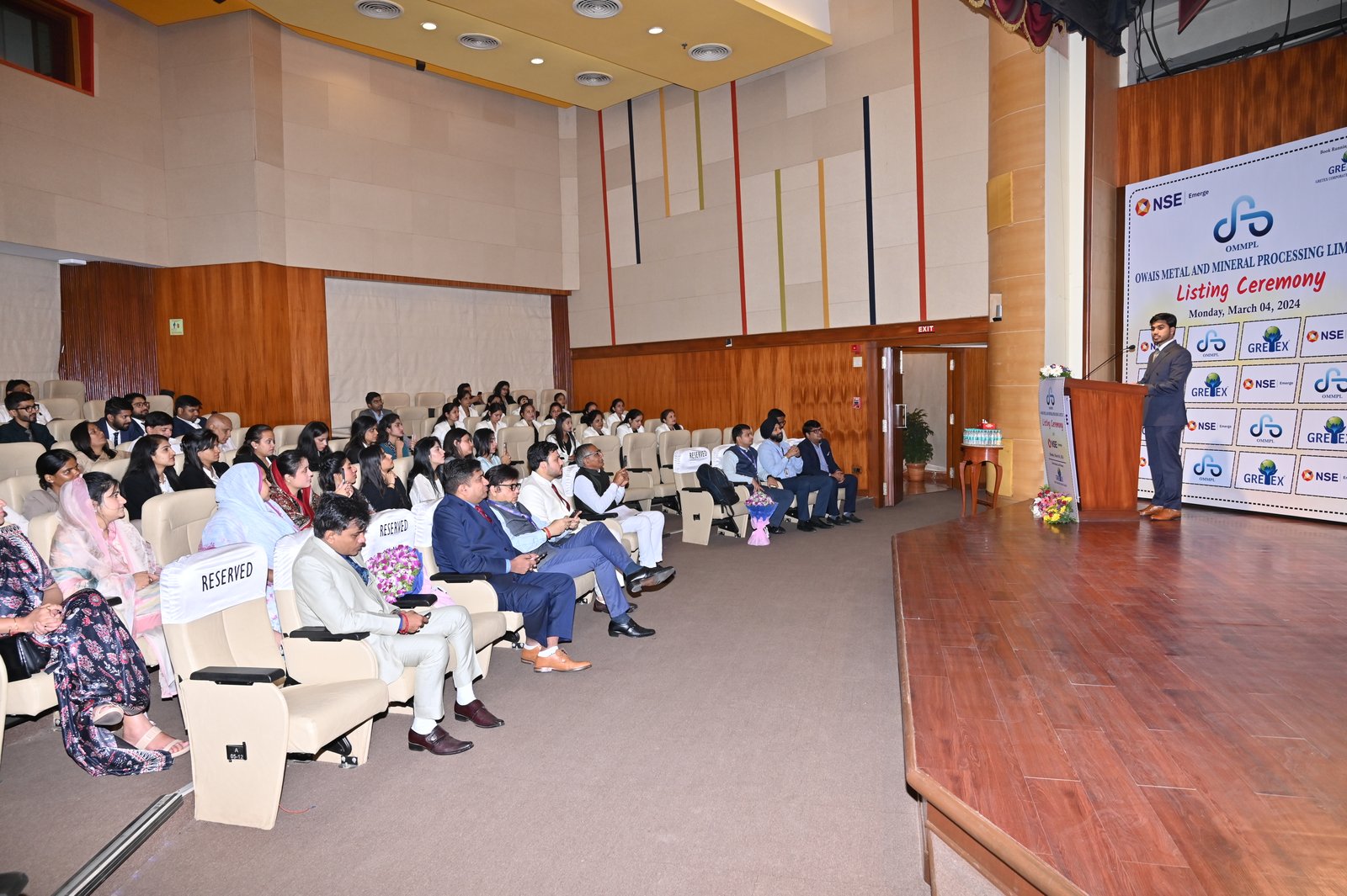 Owais Metal And Minerals Processing Listing Ceremony Photos