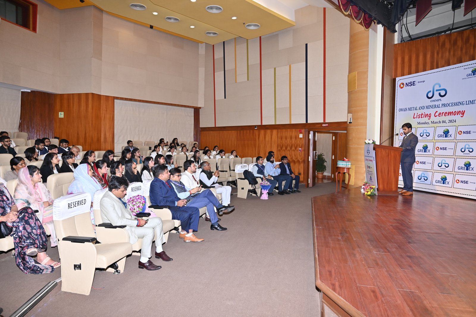 Owais Metal And Minerals Processing Listing Ceremony Photos