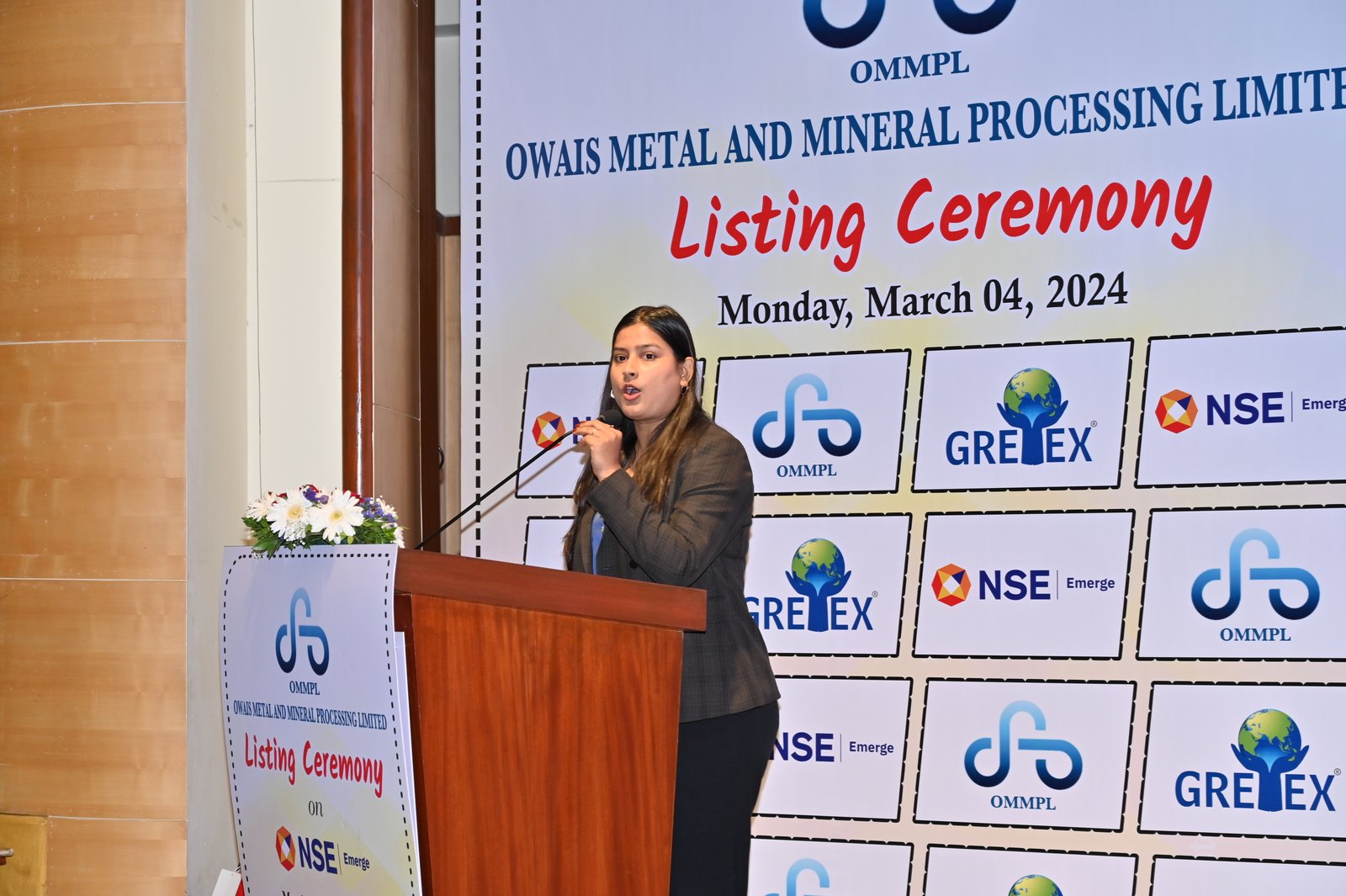 Owais Metal And Minerals Processing Listing Ceremony Photos