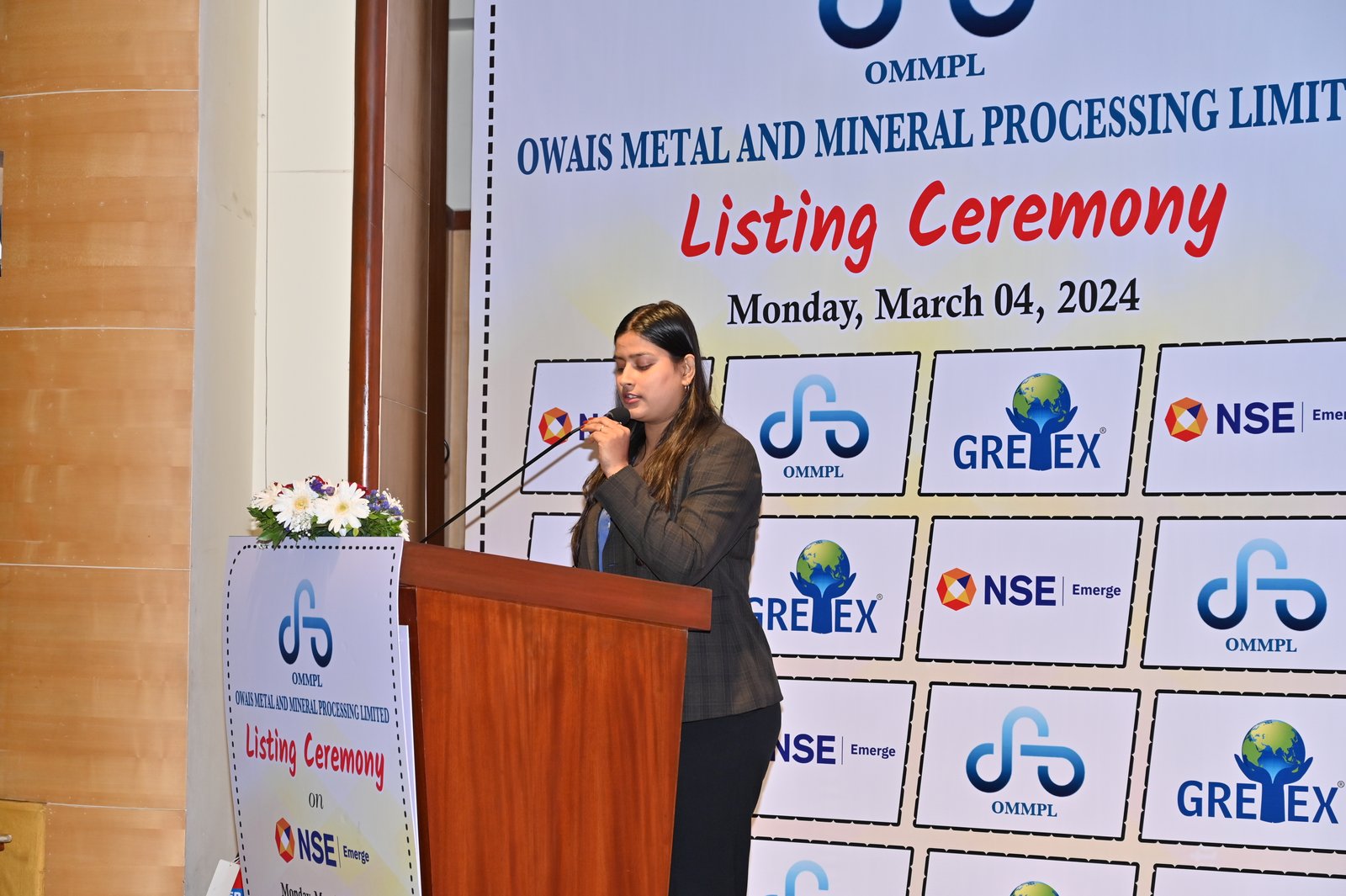 Owais Metal And Minerals Processing Listing Ceremony Photos